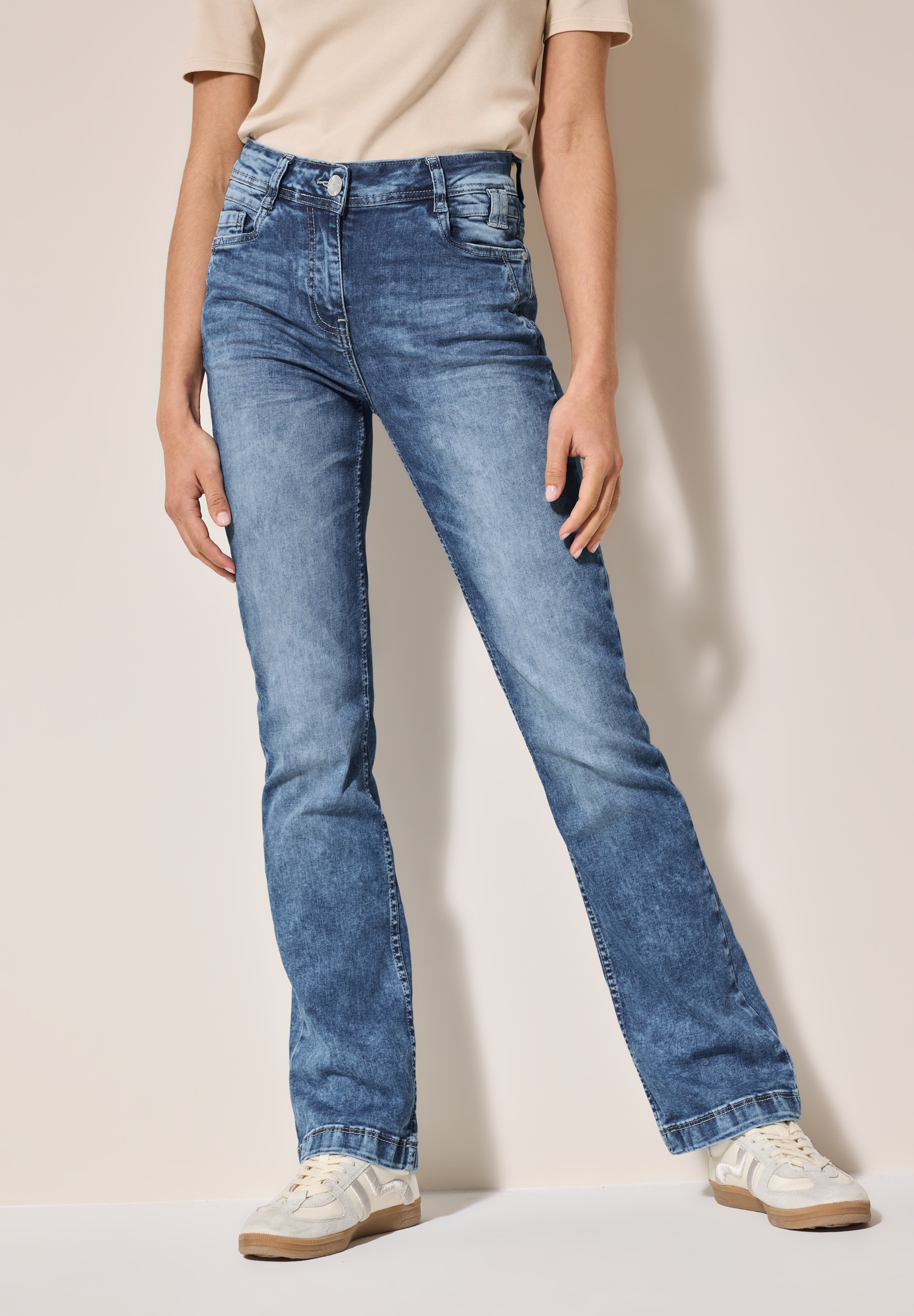 Cecil Gerade Jeans, 5-Pocket-Style