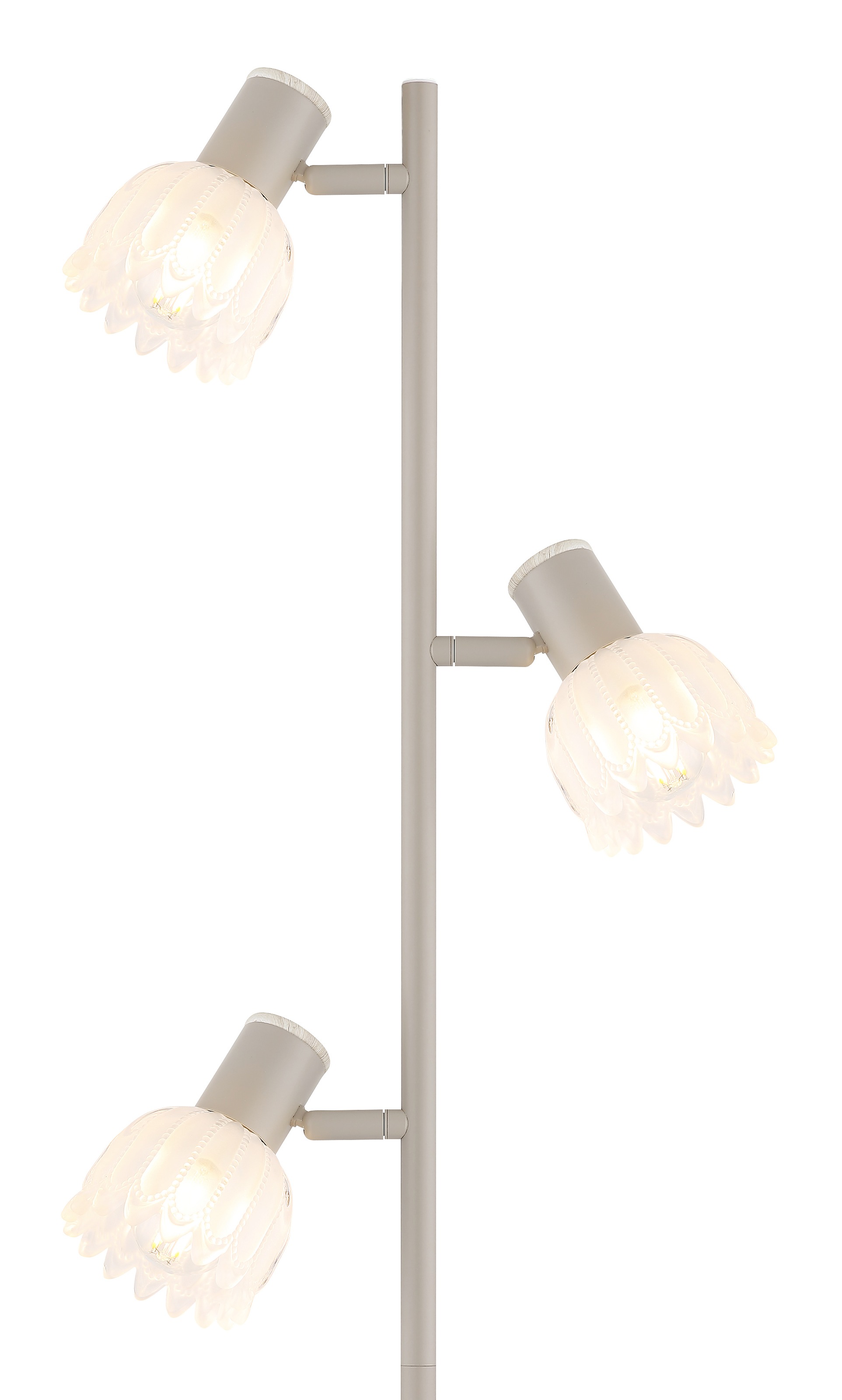 GLOBO LIGHTING Stehlampe »PLANTA« E14 1 Stk. Stehleuchte für Wohnzimmer Holzoptik sand