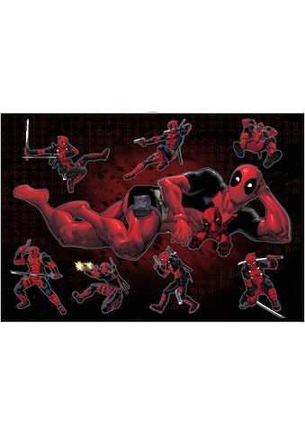 Komar Wandtattoo »Deadpool Posing« (8 St.) 1...