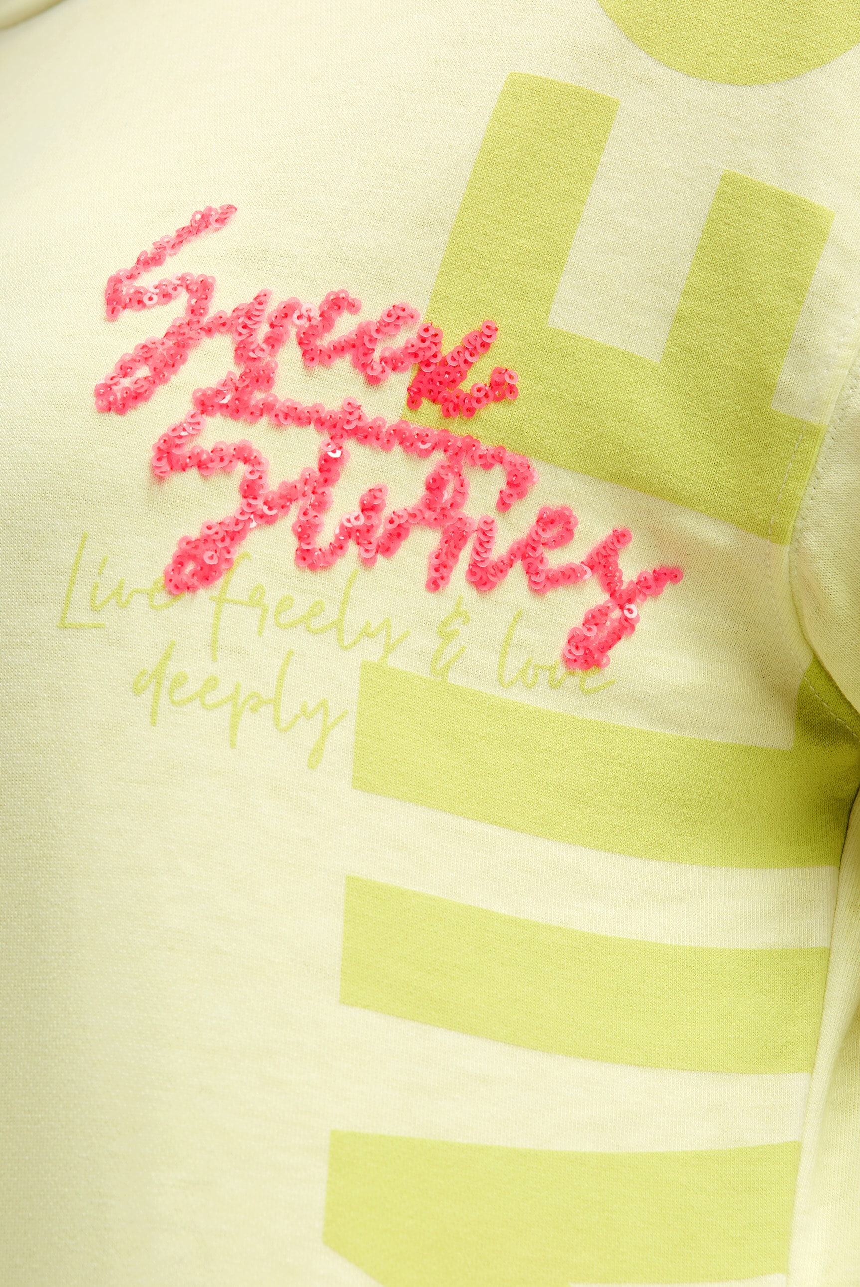 SOCCX Sweater , mit Ausbrenner-Effekten
