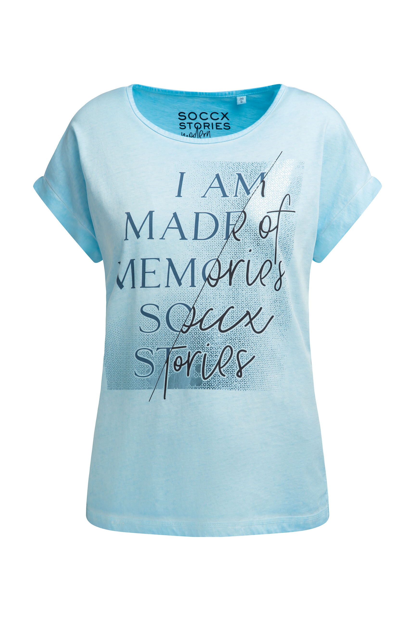 SOCCX Rundhalsshirt aus Baumwolle