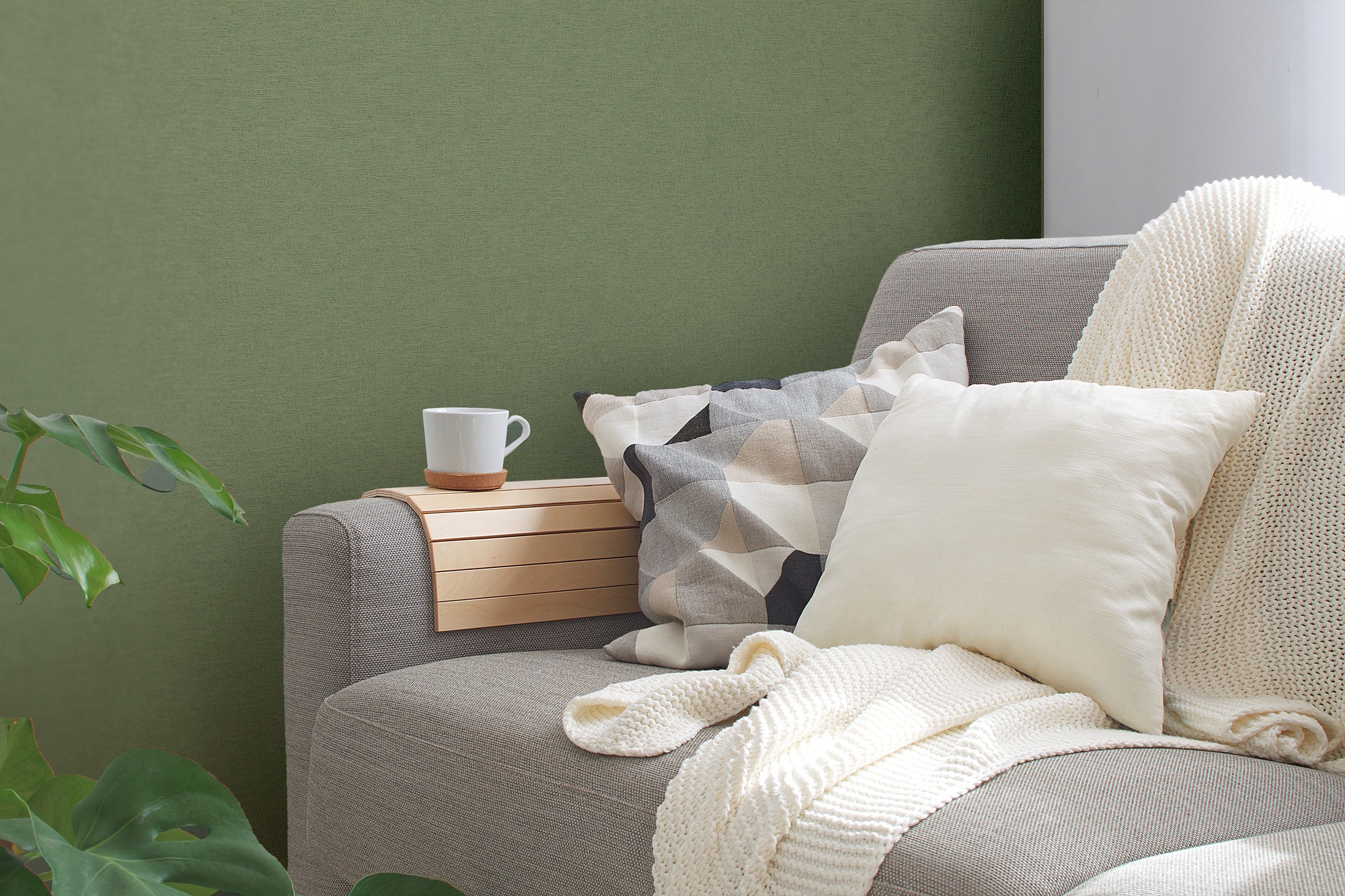 living walls Vliestapete »Florale Tapete mit Pflanzen Zarte Blüten Natur« matt glatt