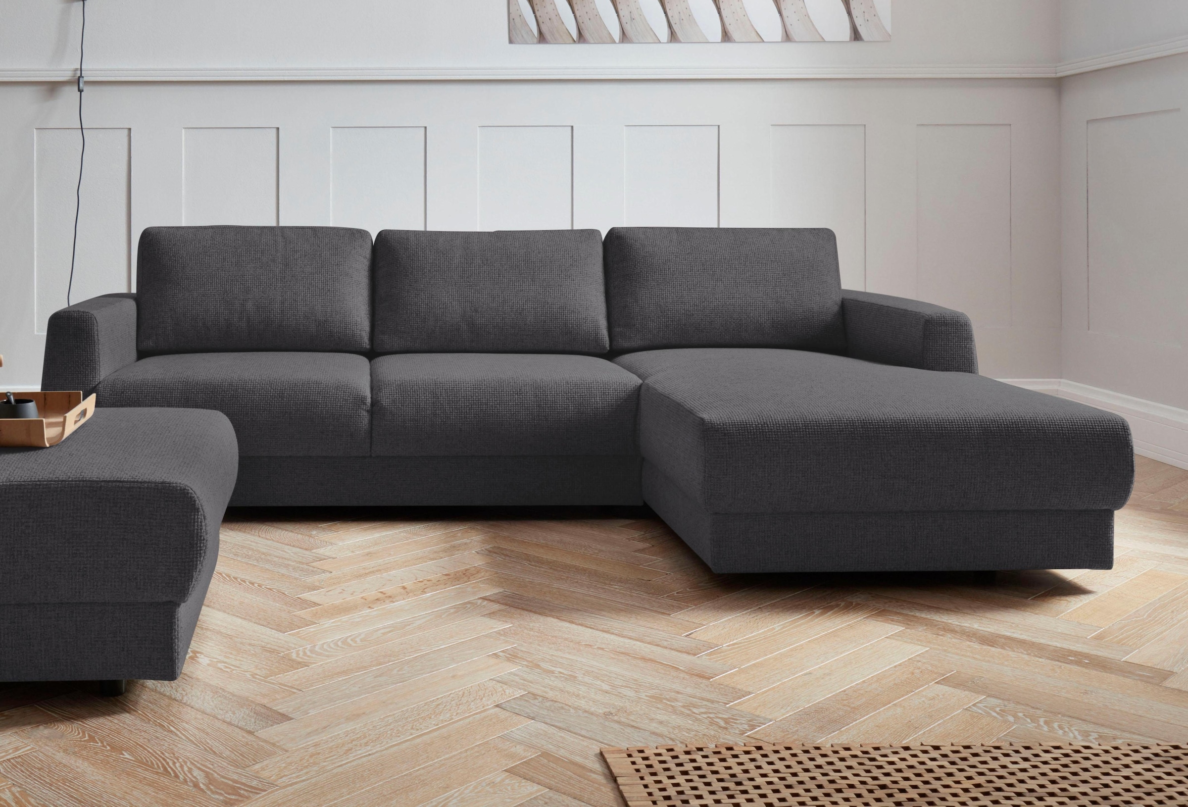 OTTO home Ecksofa "Hobro L-Form" in 3 Bezugsqualitäten in vielen Farben
