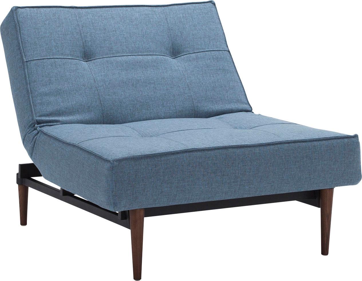 Thumbnail - INNOVATION LIVING ™ Sessel "Splitback", mit dunklen Styletto Beinen, in skandinavischen Design