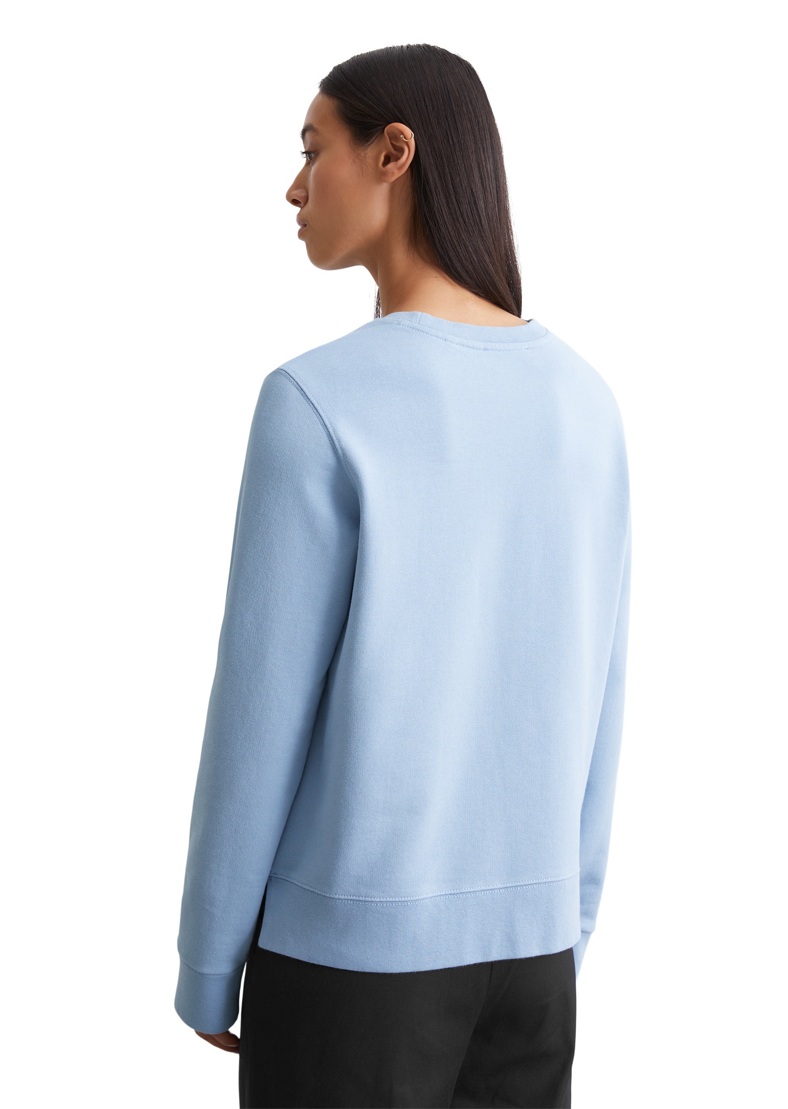 Marc O'Polo Sweatshirt, mit Kontrast-Stickerei auf der Brust