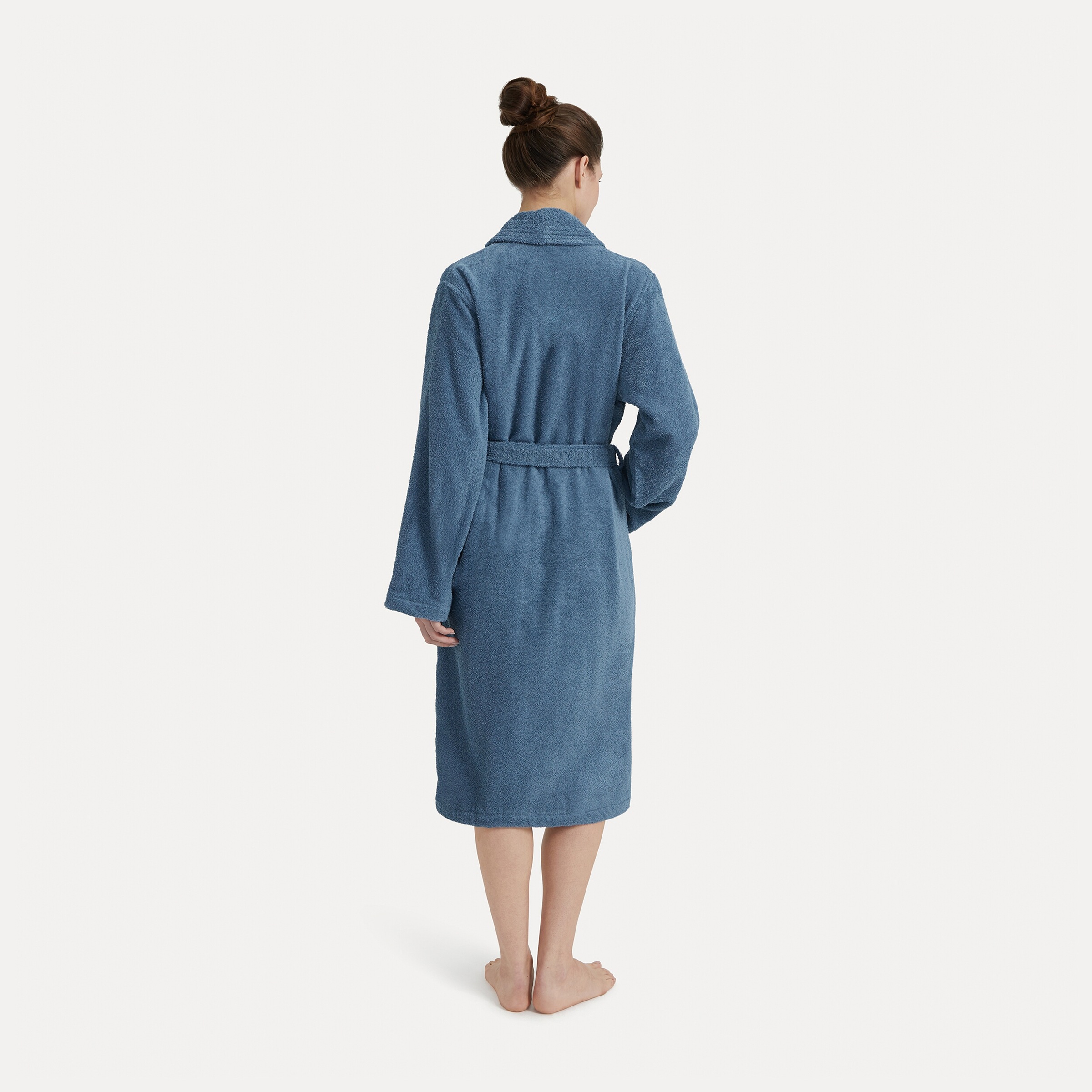 Möve Unisex-Bademantel »Basic«, (1 St.), mit Schalkragen