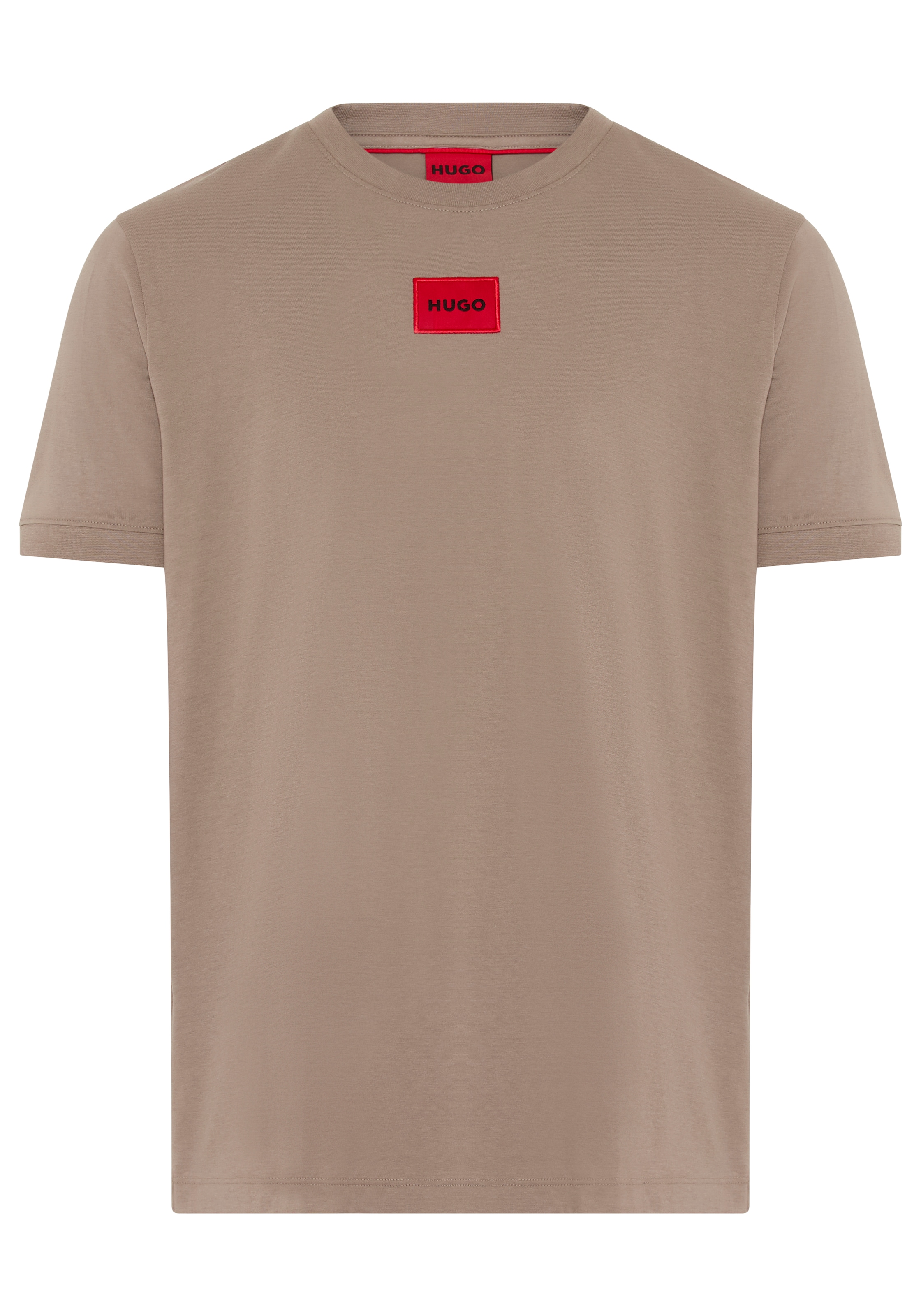 HUGO T-Shirt "Diragolino" Rundhalsausschnitt, Regular Fit, Logo-Label günstig online kaufen