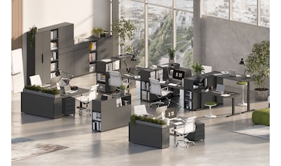Schreibtisch »Mailand, elektrisch höhenverstellbar«