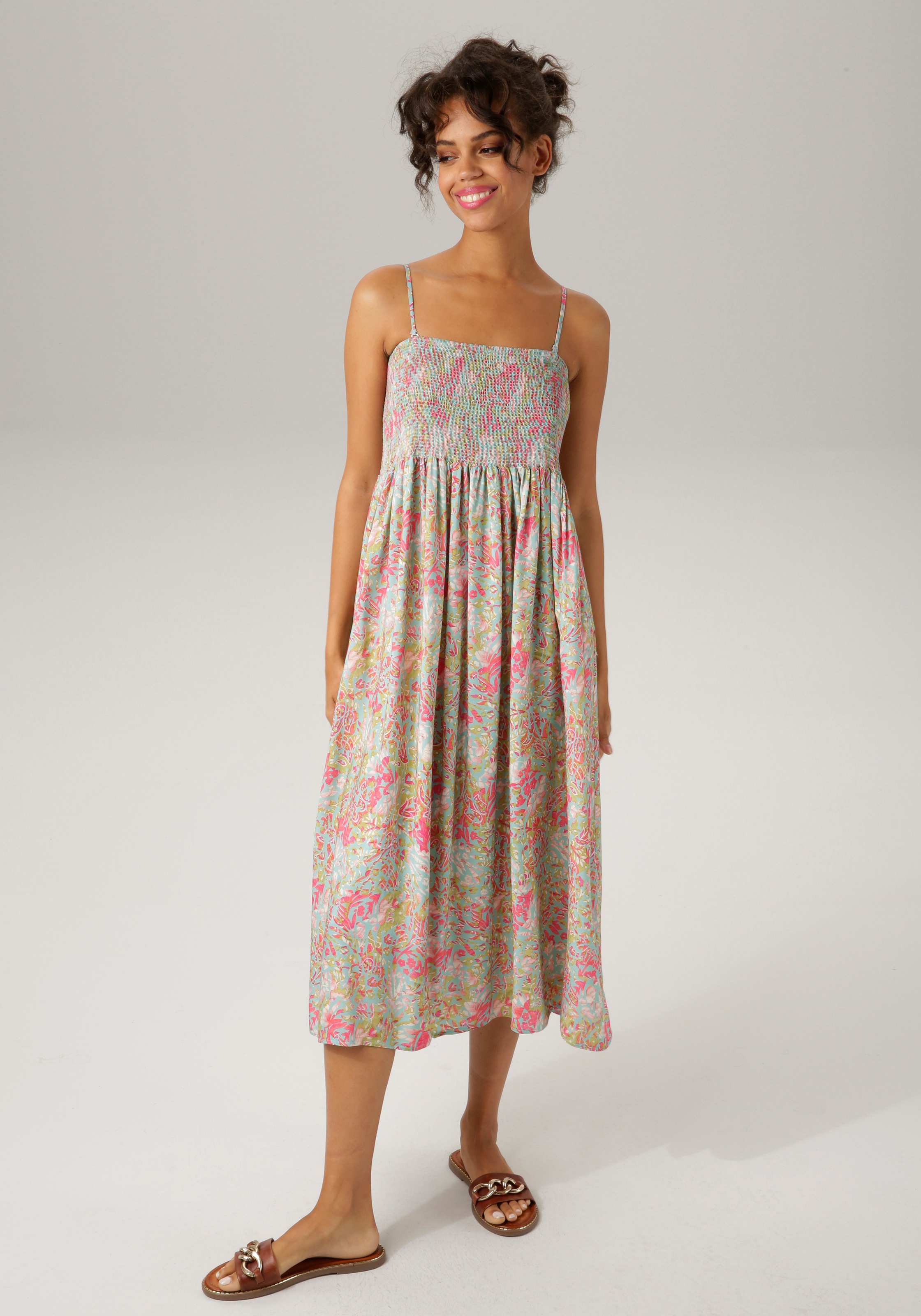 Aniston CASUAL Sommerkleid, auch als Maxirock tragbar