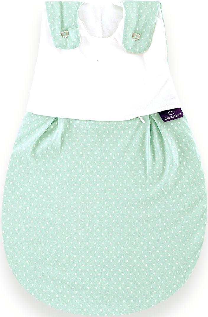 Träumeland Babyschlafsack »Außenschlafsack Pünktchen mint«