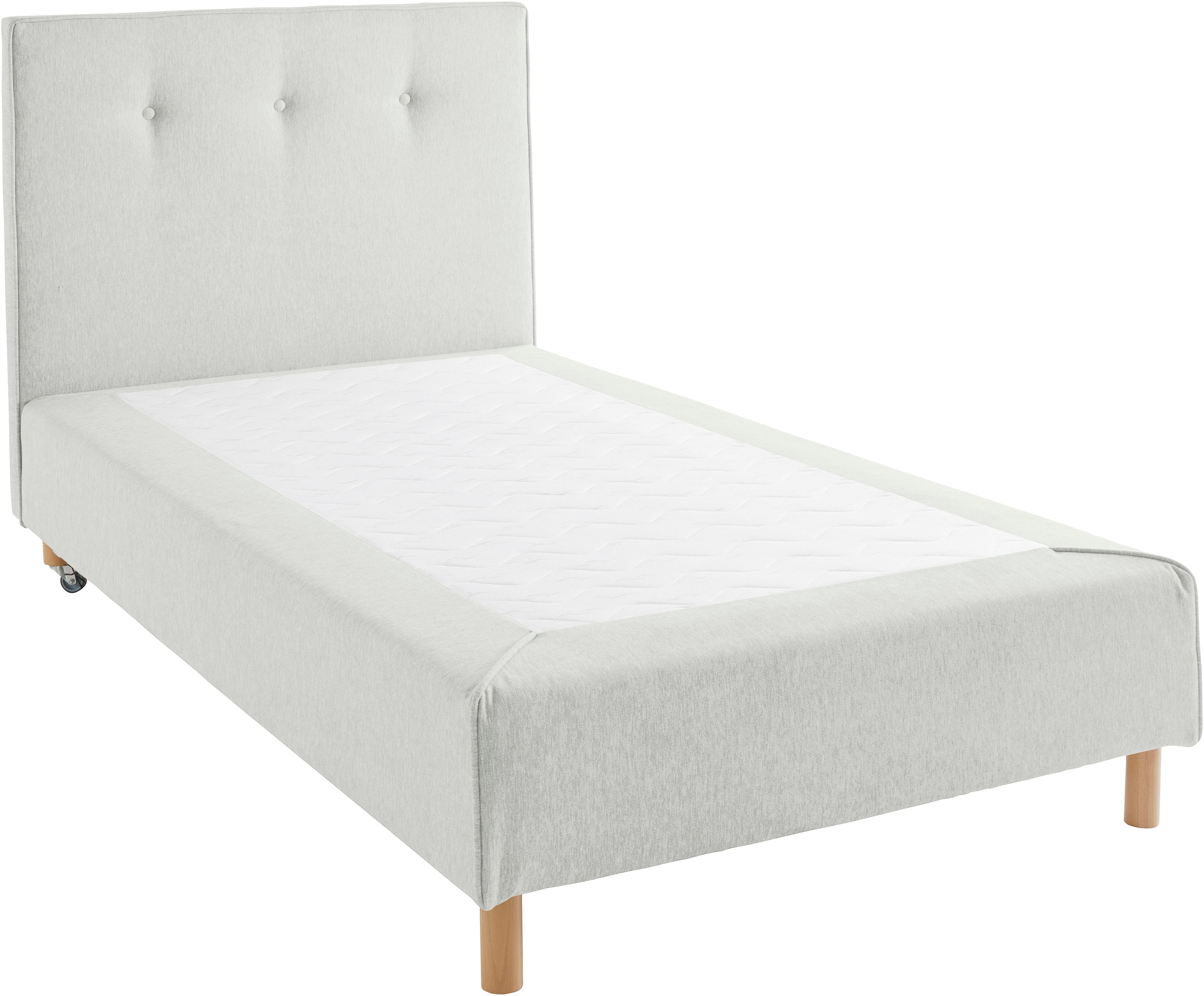 Home affaire Boxspringbett »Heimatblick 100x200cm beliebig erweiterbar zu Doppel- und Familienbett«, Einzelbett, Hotelbett erhältlich in H2,H3 & H4