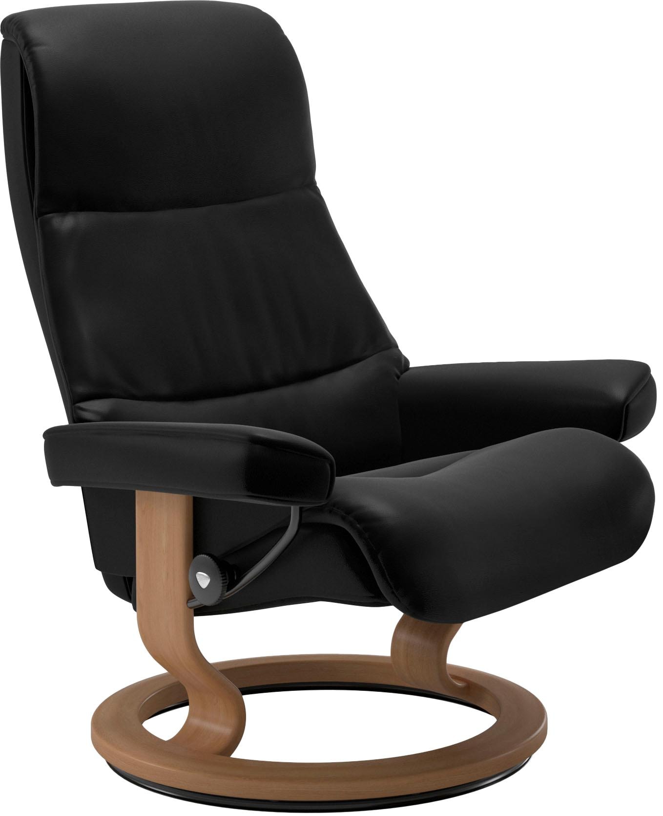Stressless Relaxsessel "View" mit Classic Base, Größe M,Gestell Eiche
