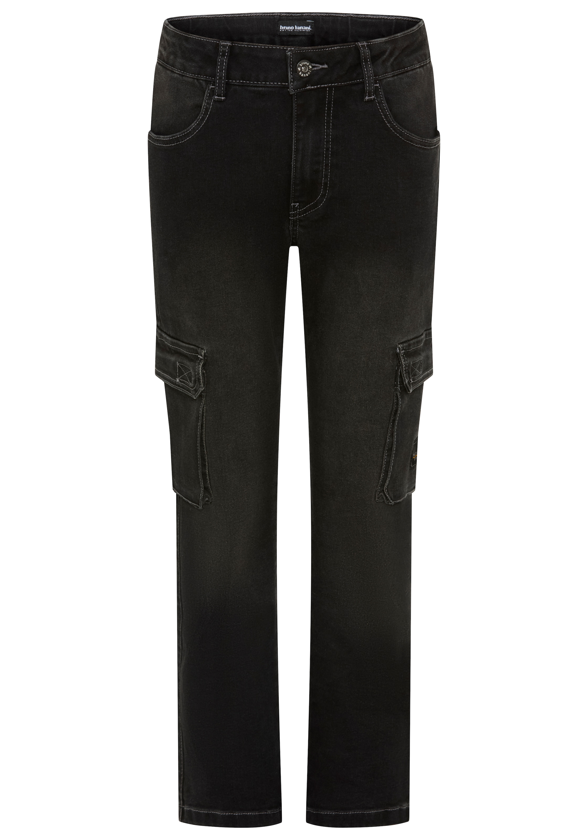 Bruno Banani Loose-fit-Jeans »Cargojeans in lockerer Form« mit Carog-Taschen, gerades Bein, normale Leibhöhe