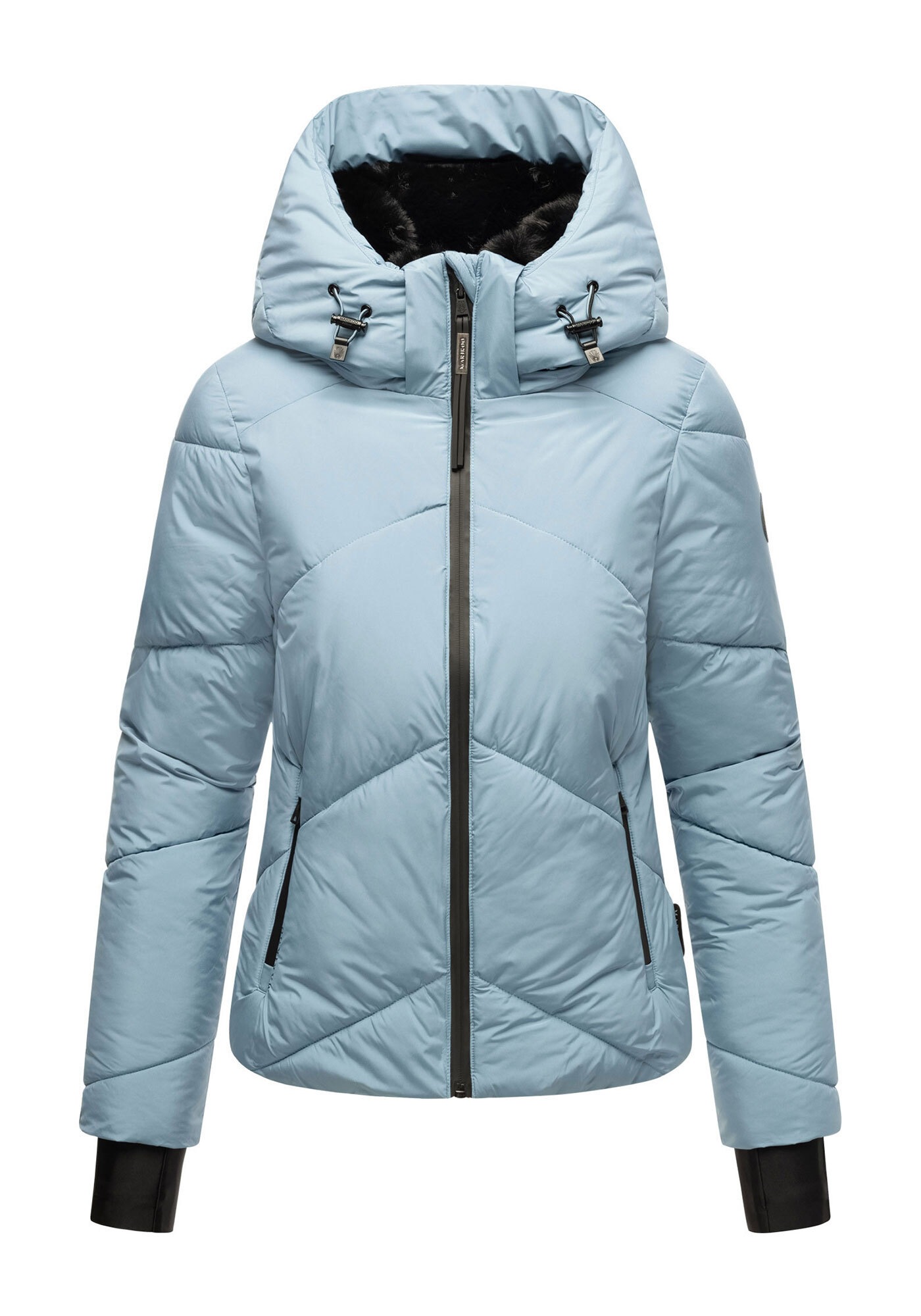 Marikoo Winterjacke »Simaraa«, mit abnehmbarem Kunstfellkragen