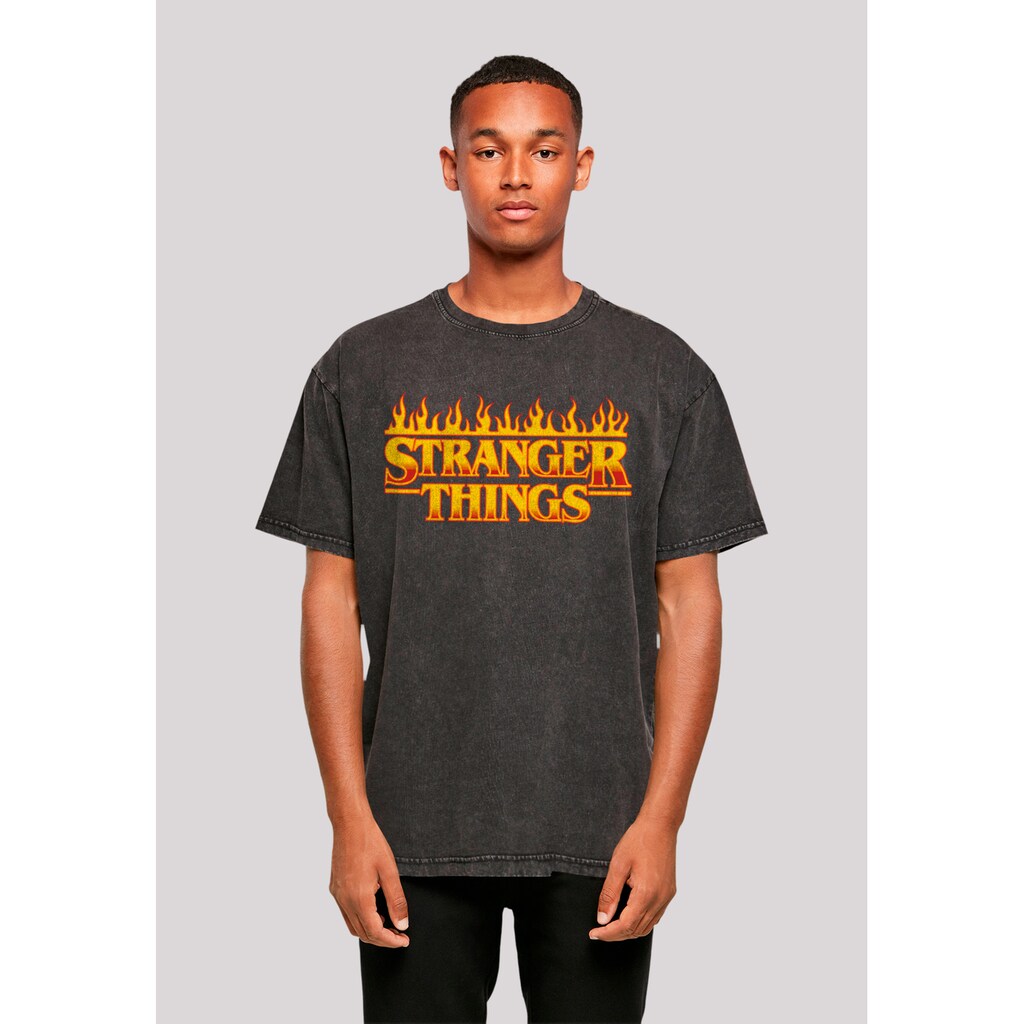 F4NT4STIC T-Shirt »Stranger Things Fire Logo Women Netflix TV Series«
