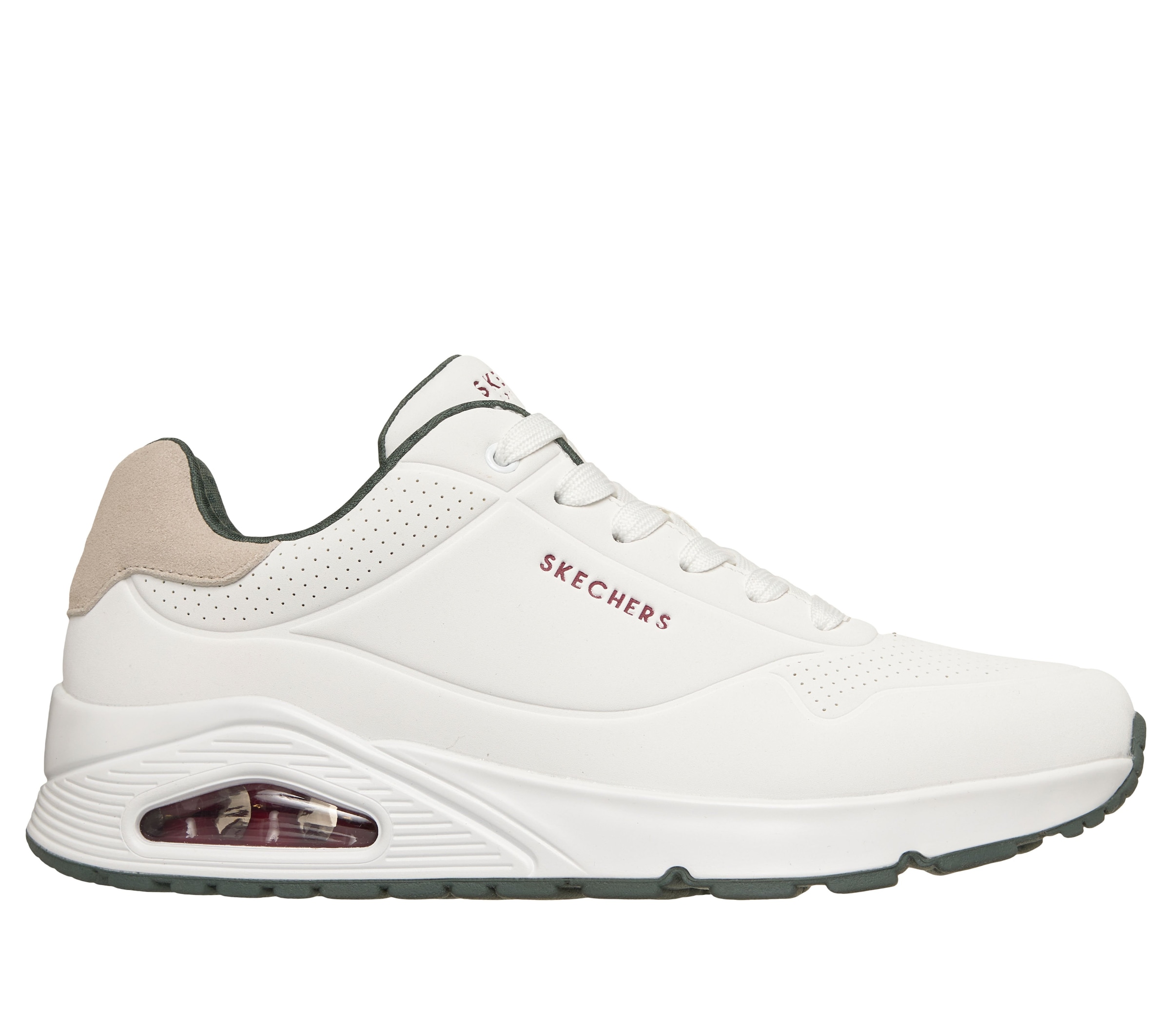 Skechers Sneaker »UNO-SUITED ON AIR«  Freizeitschuh, Halbschuh, Schnürschuh mit modischer Keilsohle