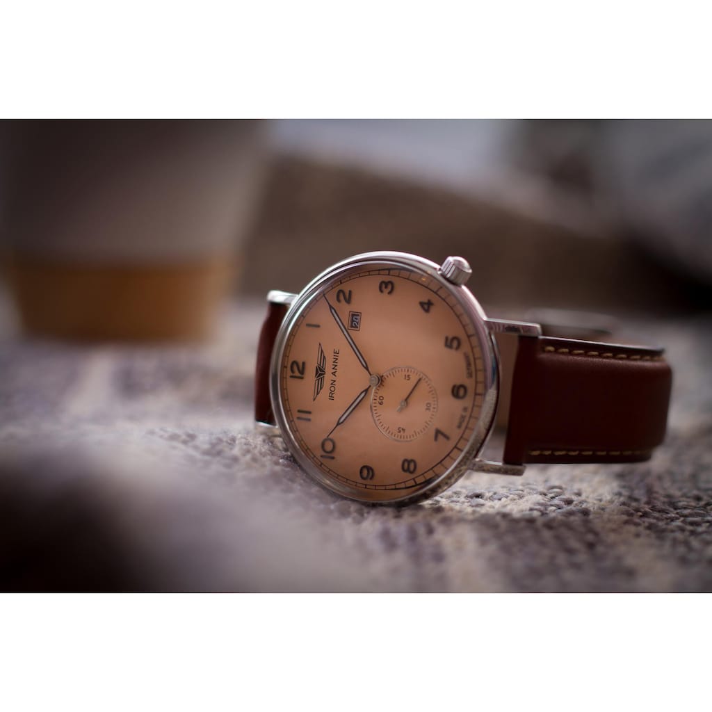 IRON ANNIE Quarzuhr »Amazonas Impression, 5934-3«, Armbanduhr, Herrenuhr, Datum, Made in Germany