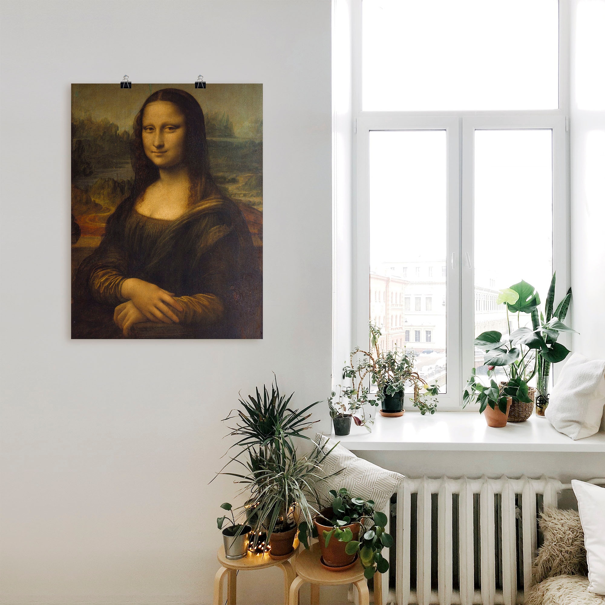 Artland Wandbild »Mona Lisa. Um 1503«, Porträts, (1 St.), als Leinwandbild, Poster in verschied. Größen