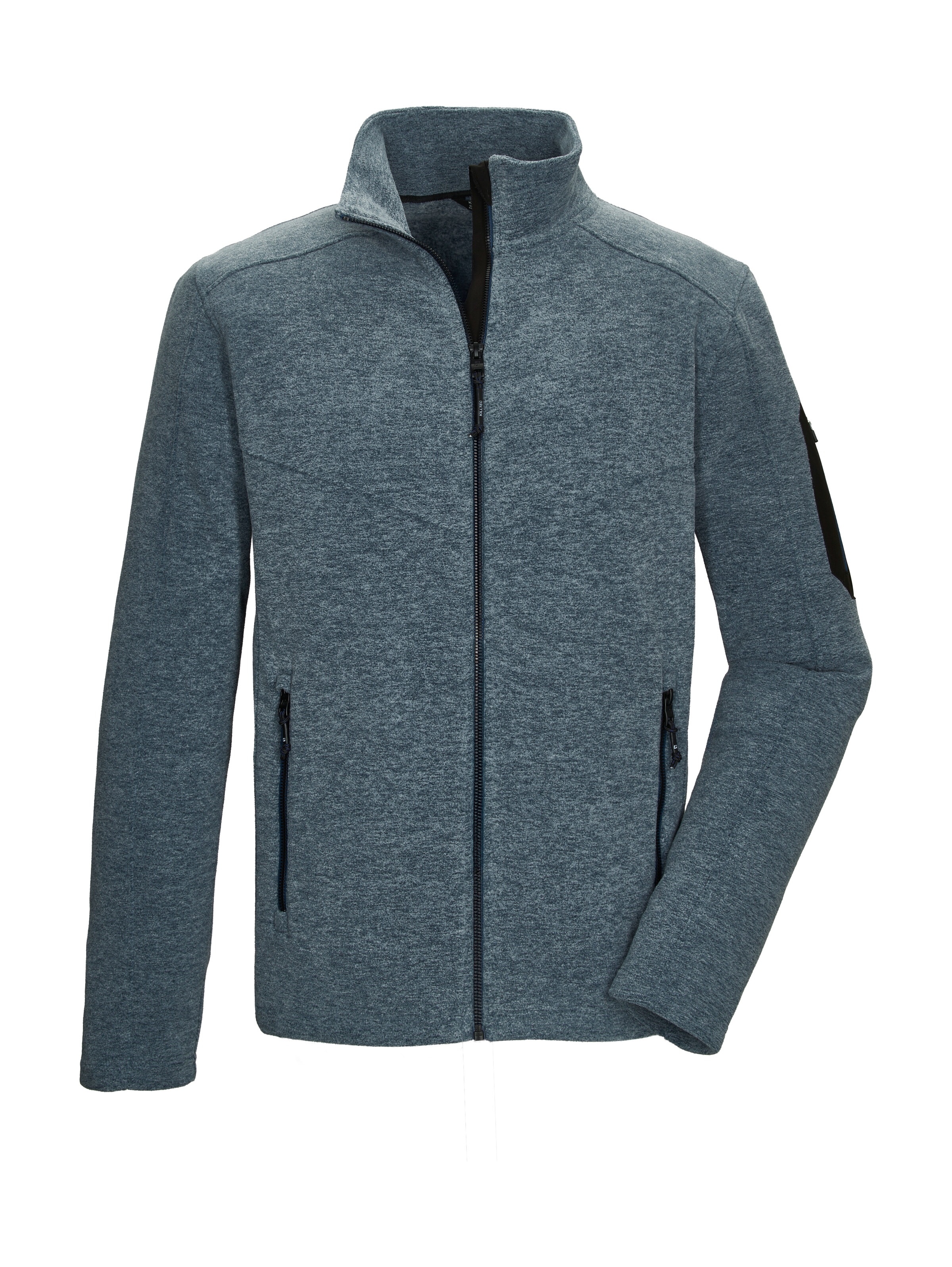 Killtec Fleecejacke "KOW 35 MN FLC JCKT" Fleecejacke mit Stehkragen, verschließbaren Taschen, Kinnschutz
