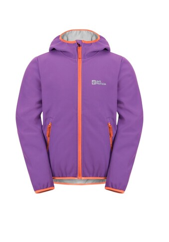 Softshelljacke »FOURWINDS JACKET KIDS«, mit Kapuze