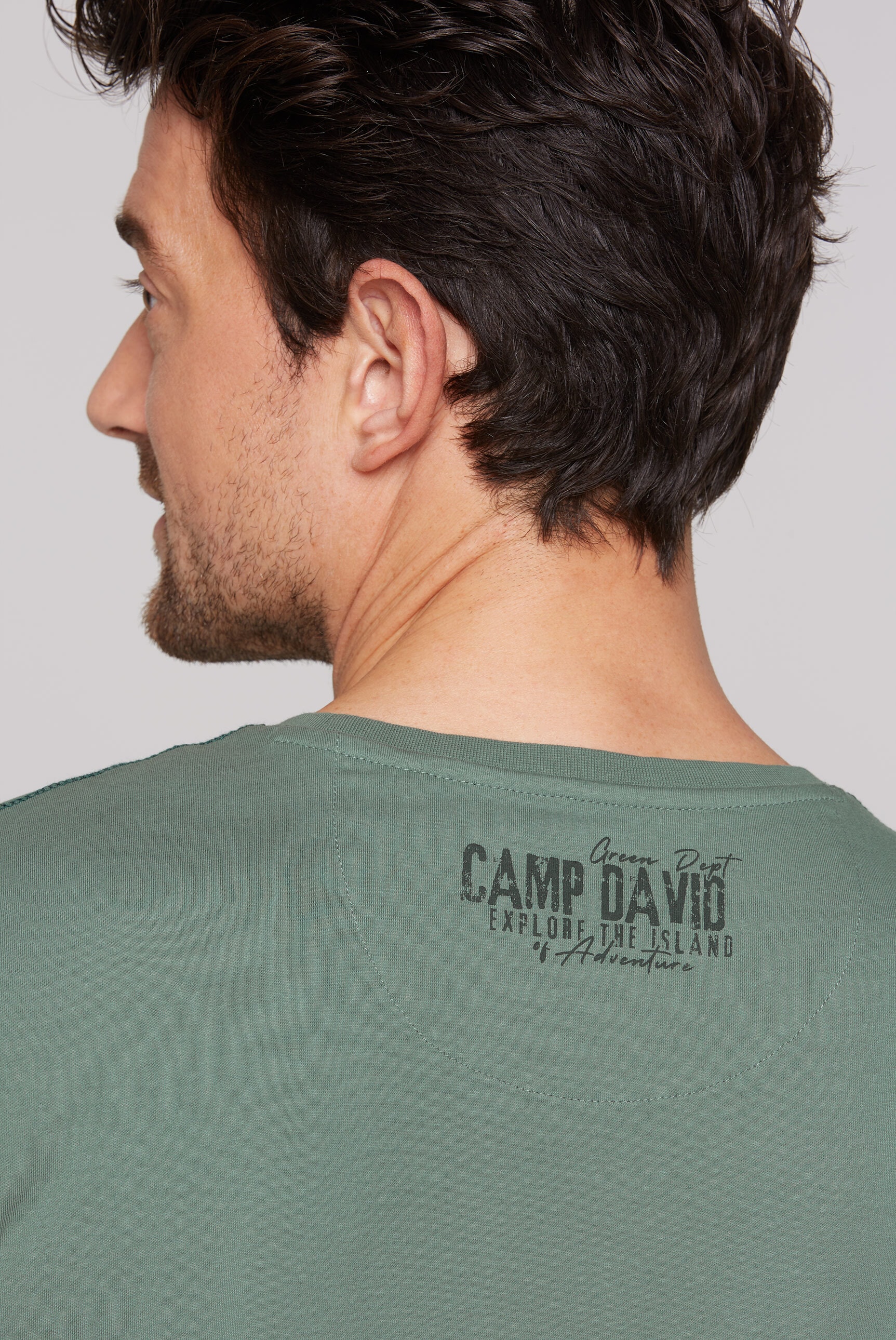 CAMP DAVID Rundhalsshirt, aus Baumwolle