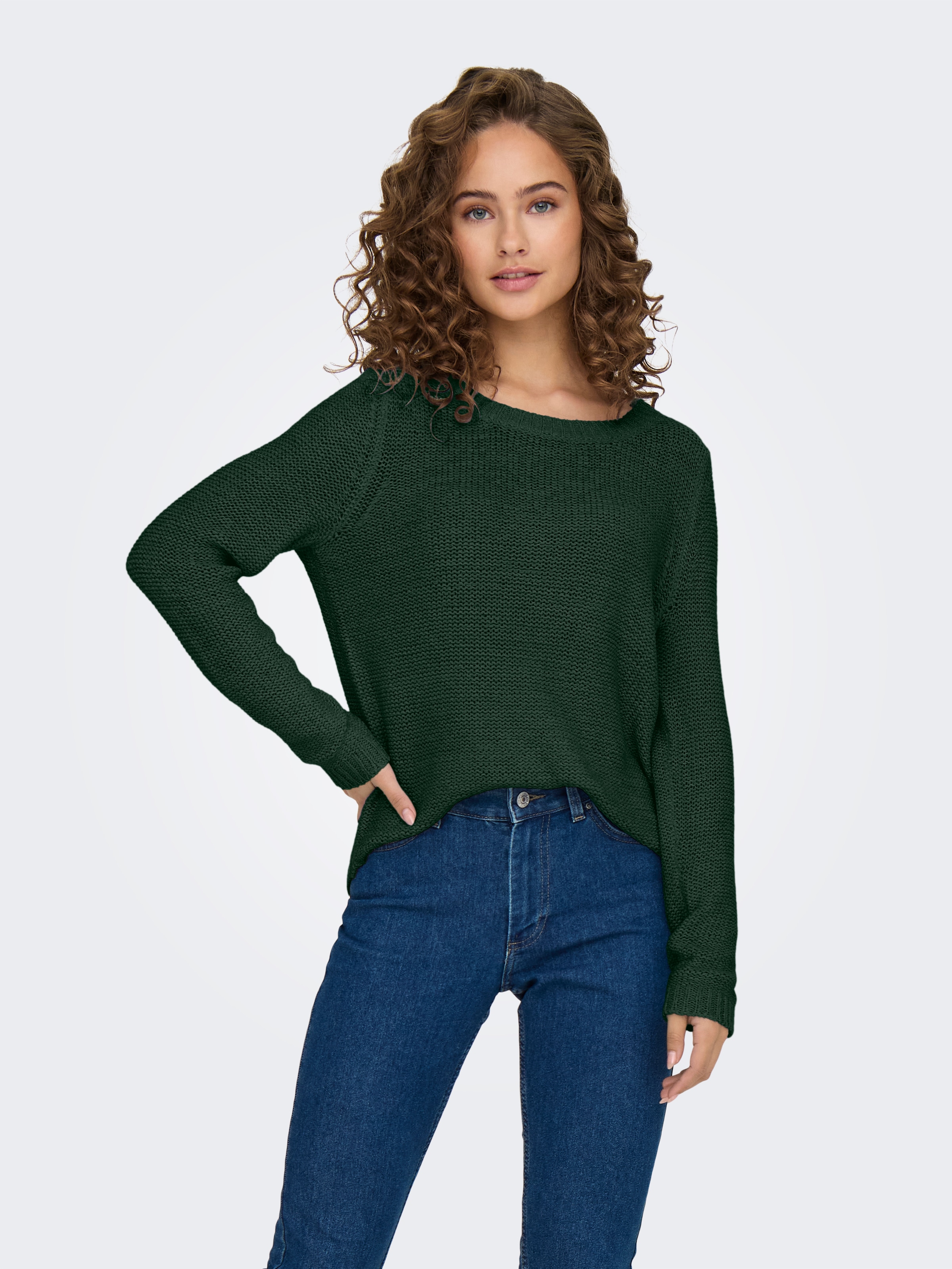 ONLY Strickpullover "ONLGEENA XO L/S PULLOVER KNT NOOS" günstig online kaufen