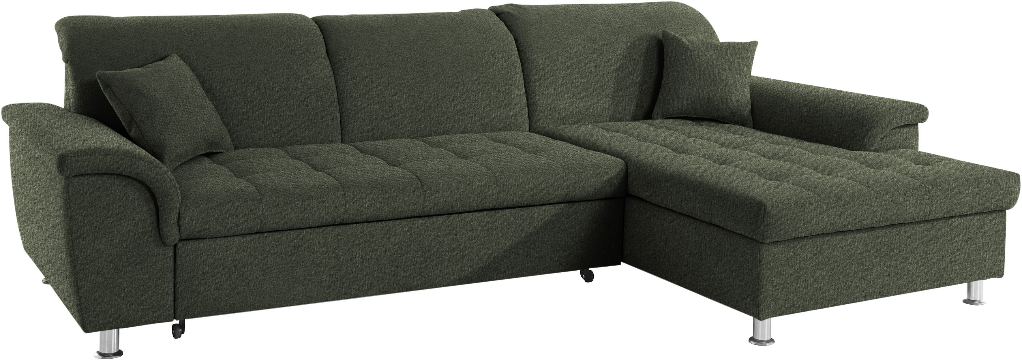 Thumbnail - DOMO collection Ecksofa "Franzi L-Form", wahlweise mit Kopfteilverstellung (dann Tiefe: 170 cm)