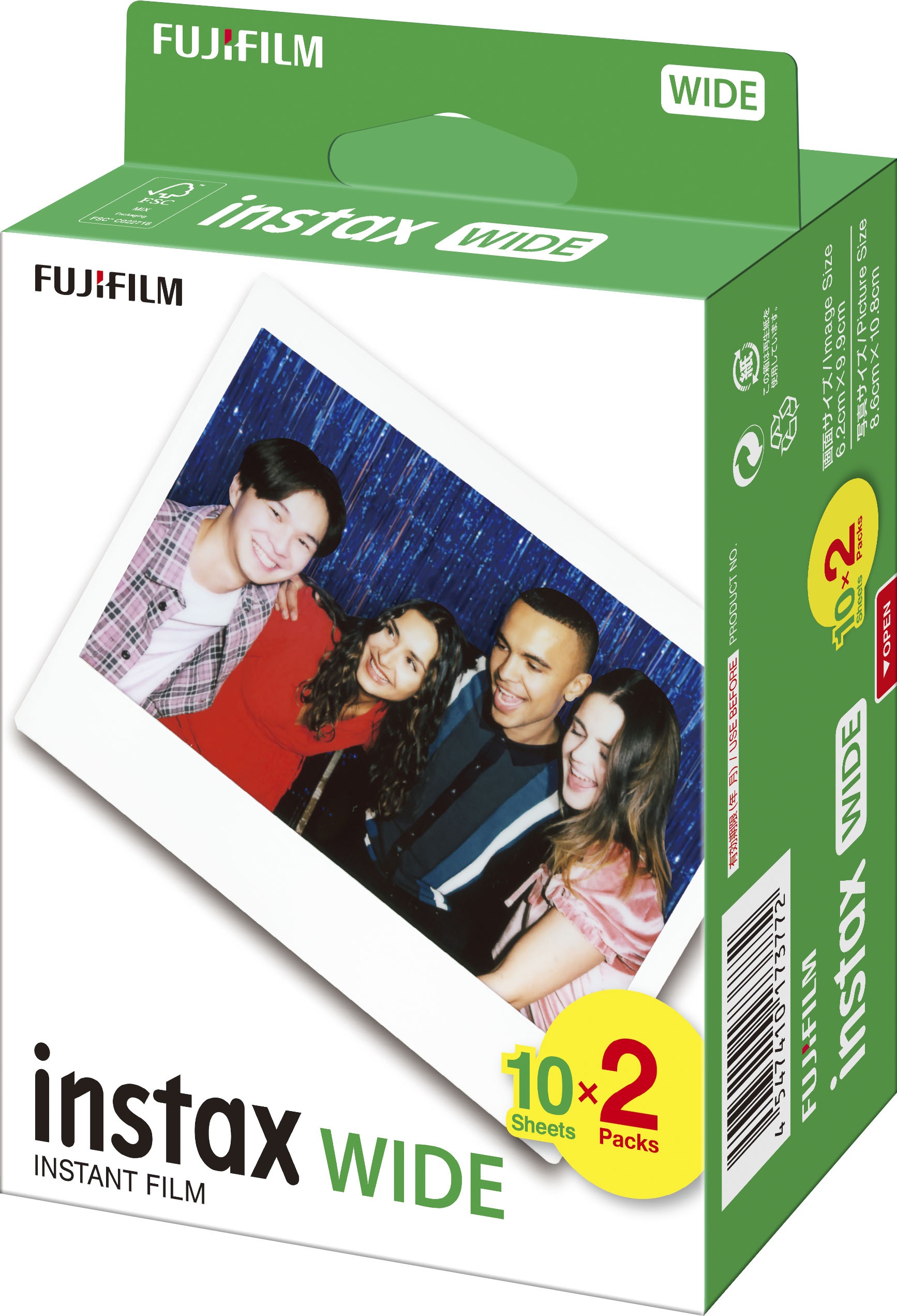 FUJIFILM Sofortbildfilm »Instax WIDE Film«