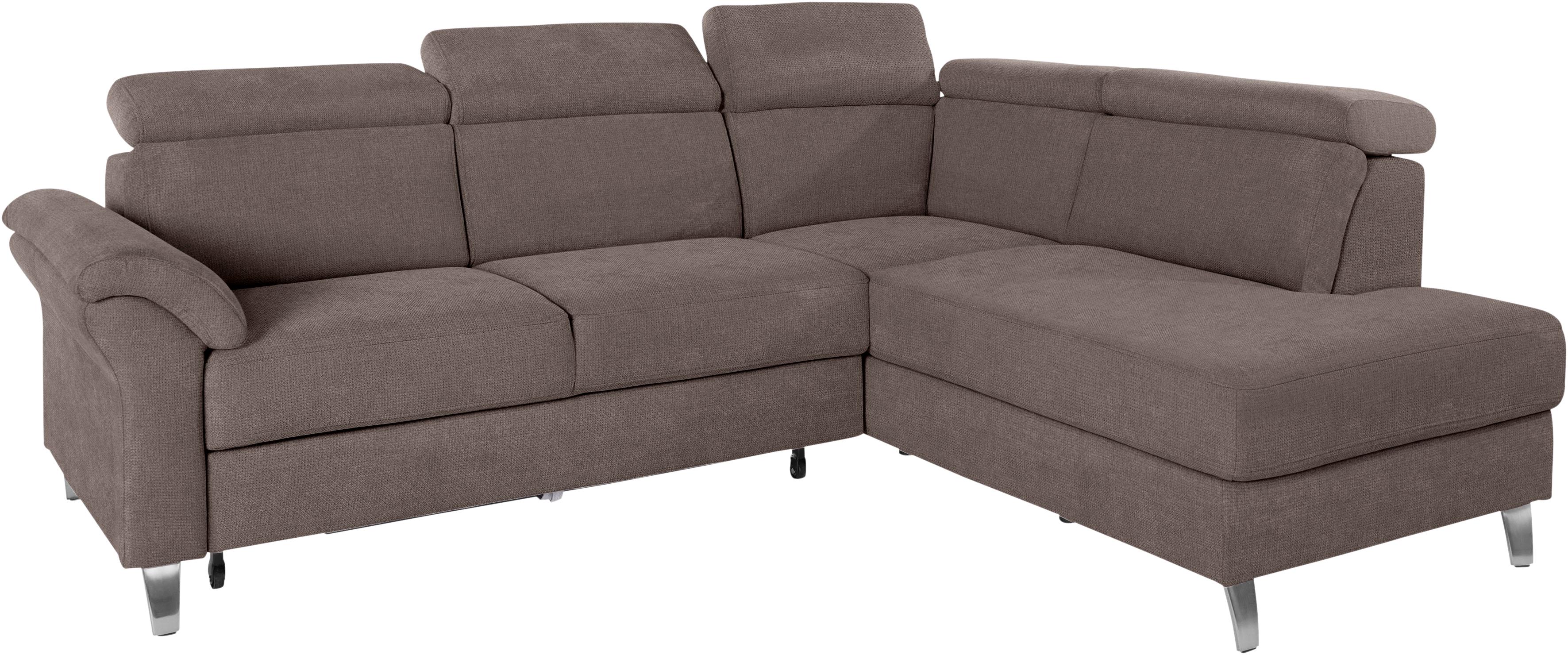 Thumbnail - sit&more Ecksofa, inklusive Kopfteilverstellung, wahlweise mit Bettfunktion und Bettkasten
