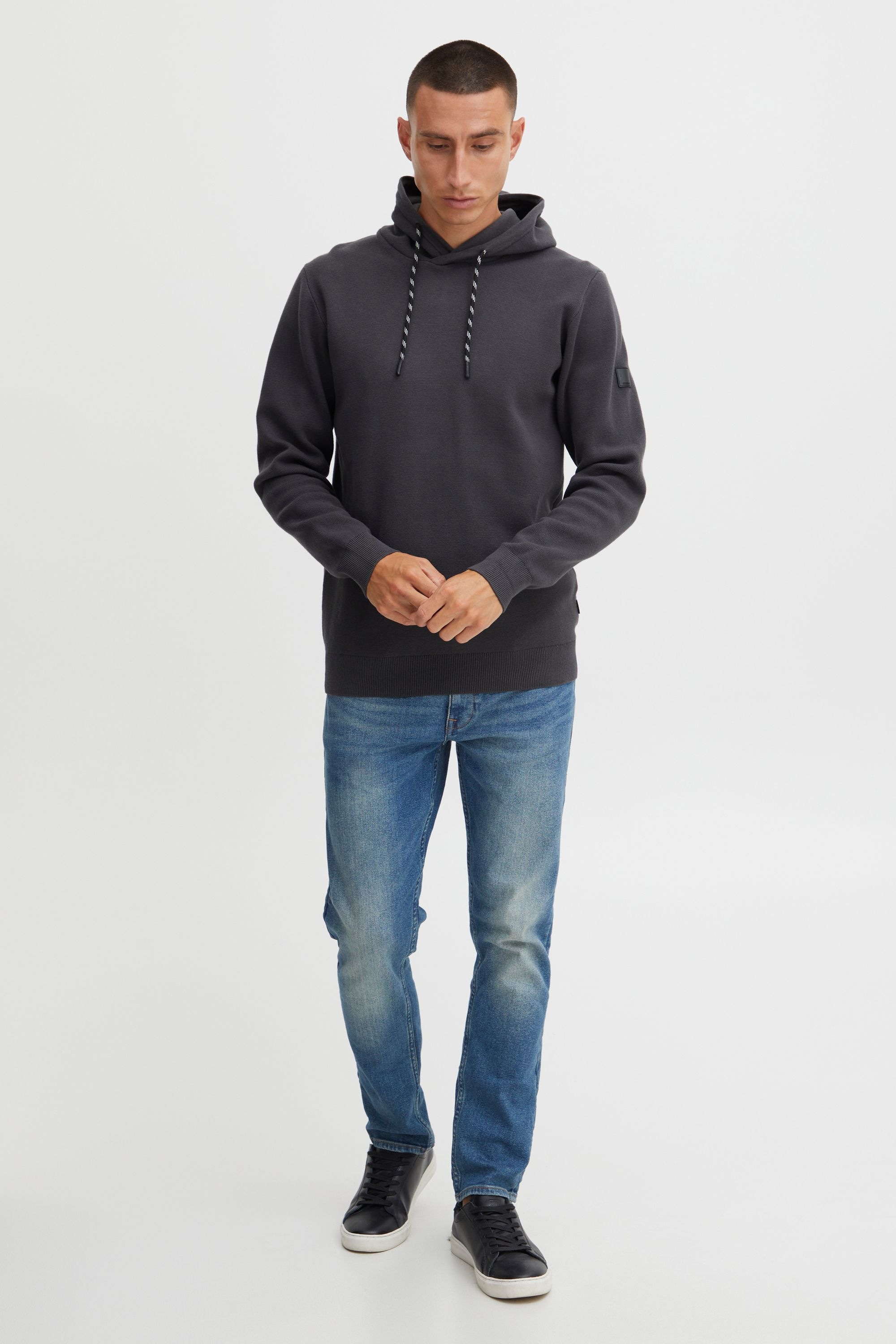 INDICODE IDMatho Herren Strickpullover Grau XL 2