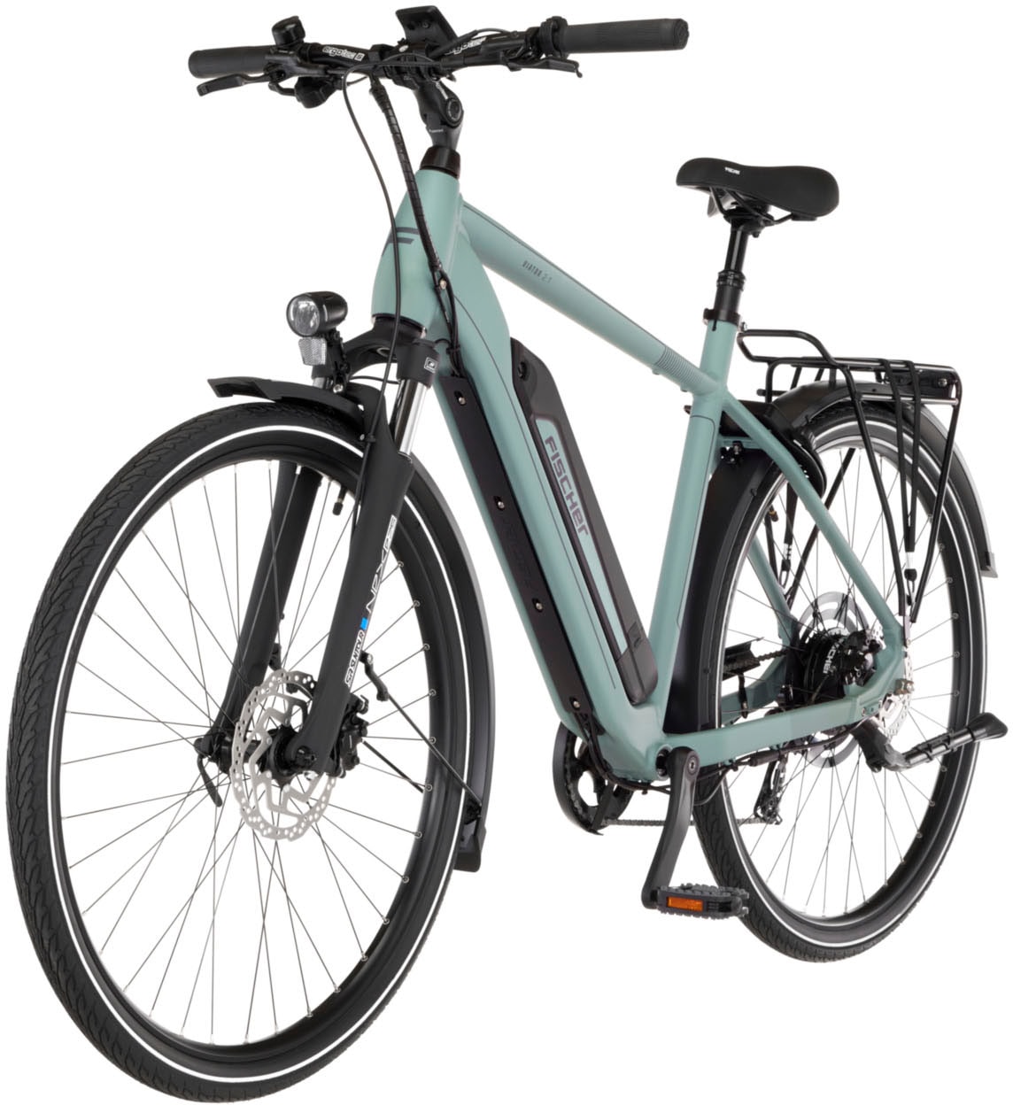 FISCHER Fahrrad E-Bike »VIATOR 2.1 459 55«, 8 Gang, Shimano, ACERA, (mit Akku-Ladegerät-mit Werkzeug)