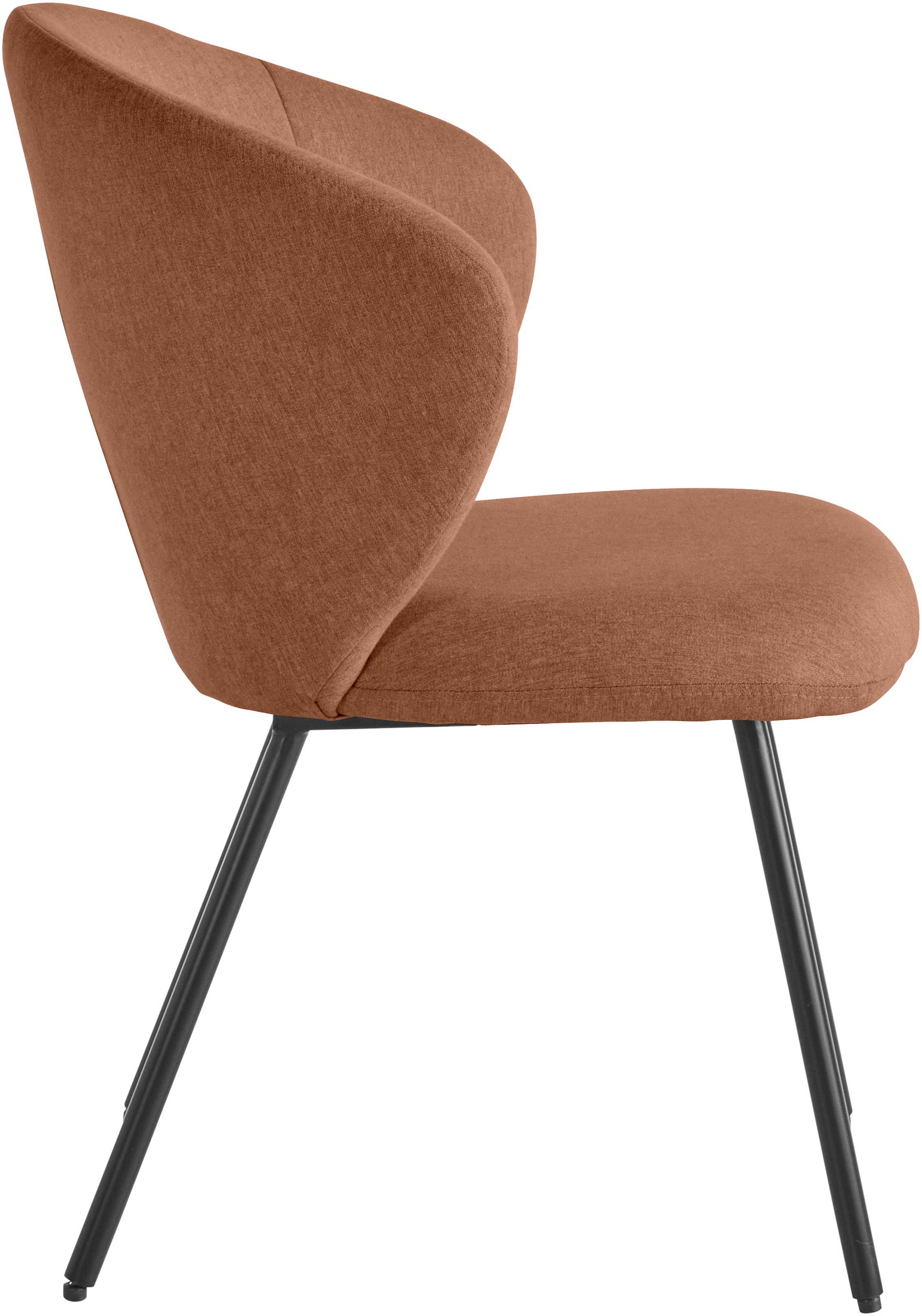 LeGer Home by Lena Gercke Esszimmerstuhl »Galilea«, (Set), 2 St., Struktur, mit elegantem Strukturstoffbezug und stabilem Metallfuß