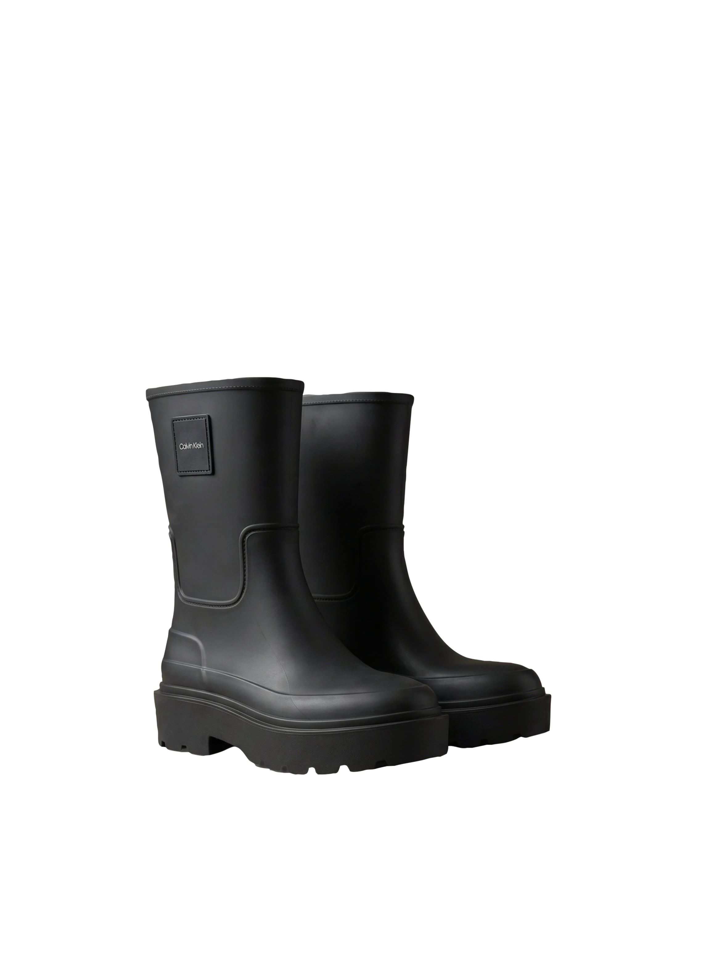 Calvin Klein "RAINBOOT RUBBER" Regenstiefel, Regenboots mit Plateausohle und Logoschriftzug