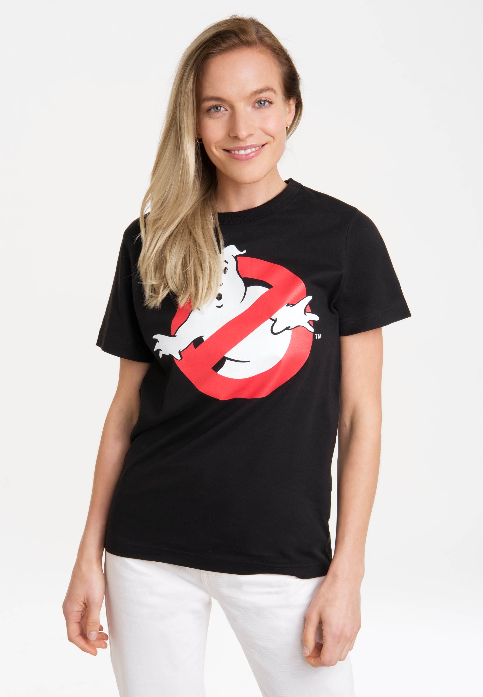 Logoshirt Marškinėliai »Ghostbusters Logo« su li...