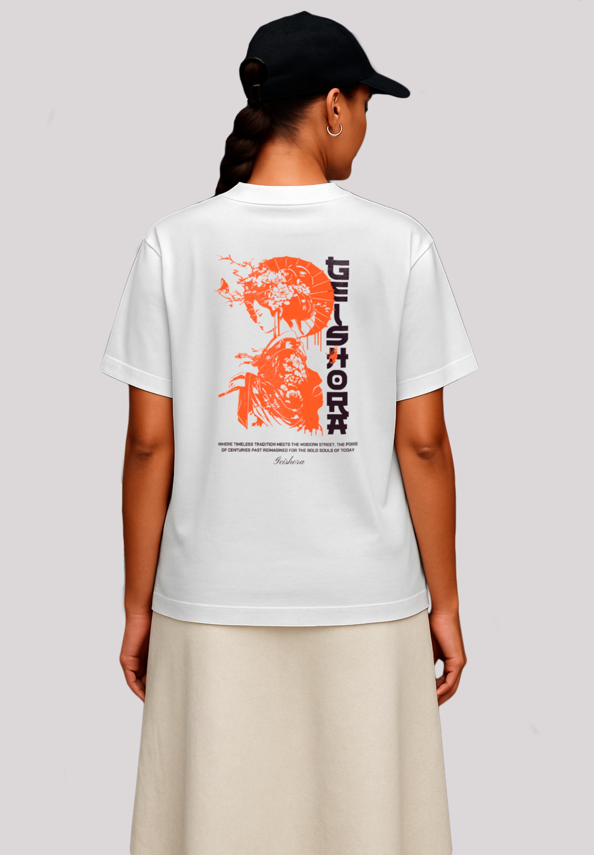 F4NT4STIC T-Shirt »Geishora Japan Streetstyle«, Japan Streetwear Styles