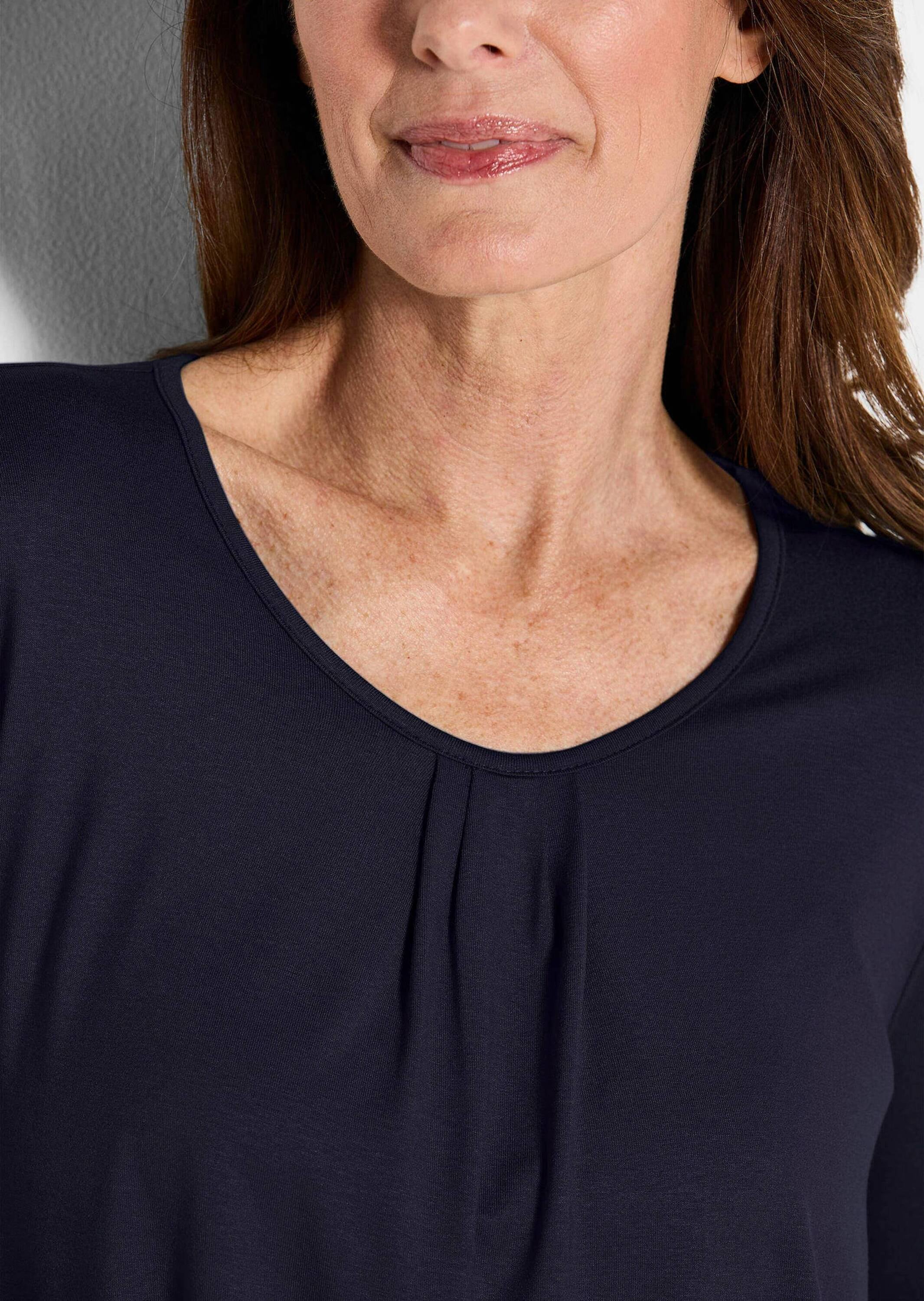 GOLDNER Kurzarmshirt »Feminines Shirt aus Viskose-Jersey«