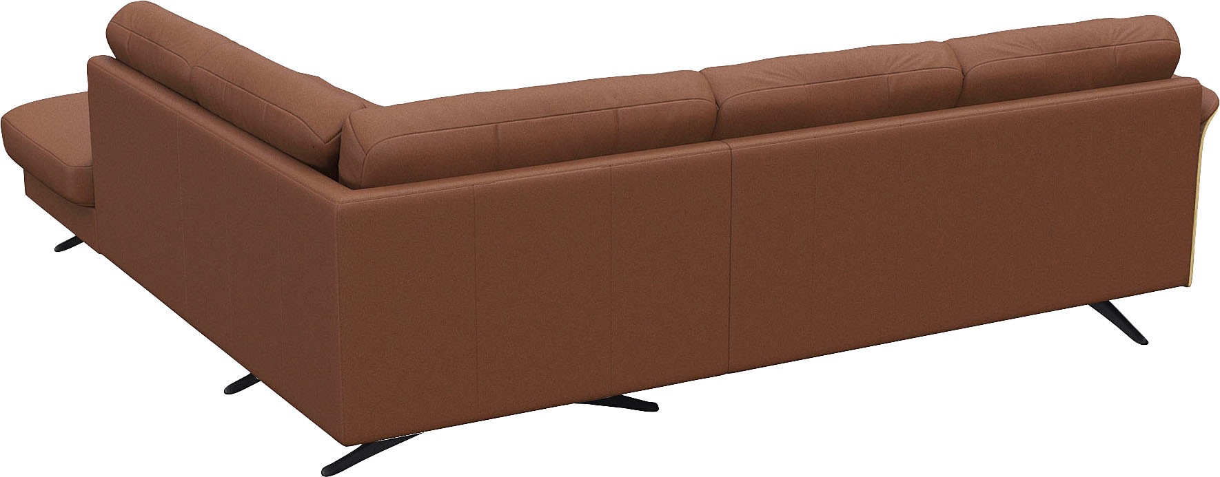 FLEXLUX Ecksofa »Glow, super bequem durch hochwertigem Sitzaufbau mit Federkern, L-Form«, Modernes skandinavisches Design