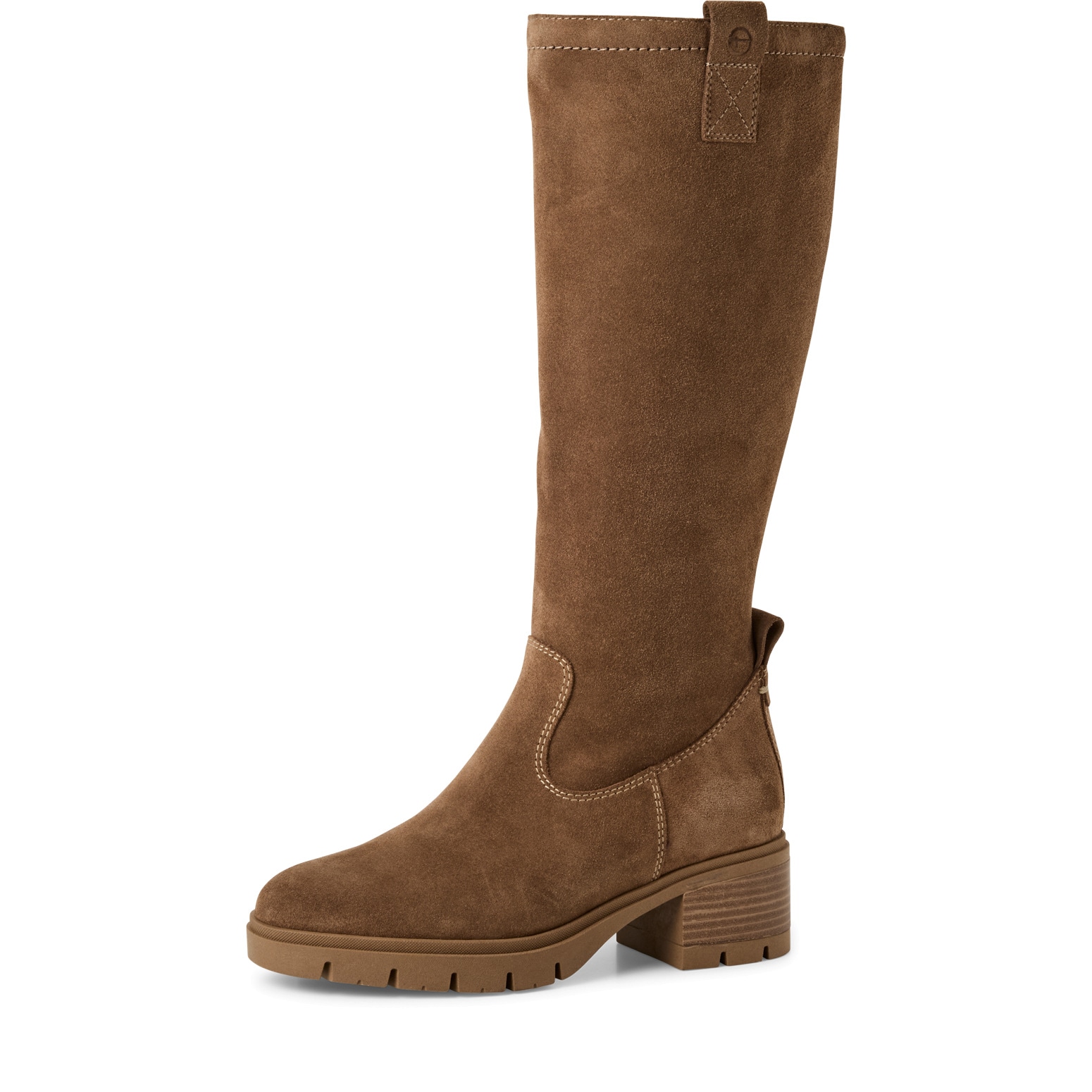 Tamaris Stiefel, Blockabsatz, Langschaftstiefel mit Touch it-Ausstattung günstig online kaufen