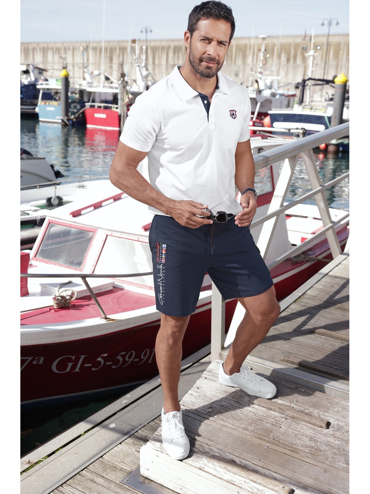 Jan Vanderstorm Sweatbermudas »Sweatbermuda HARTHAKNUT«, (1 tlg.)