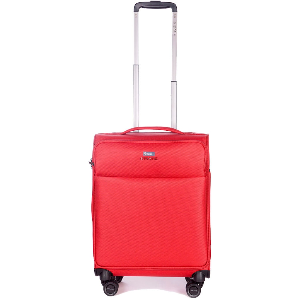 Stratic Weichgepäck-Trolley »Stratic Light + S, red«, 4 Rollen