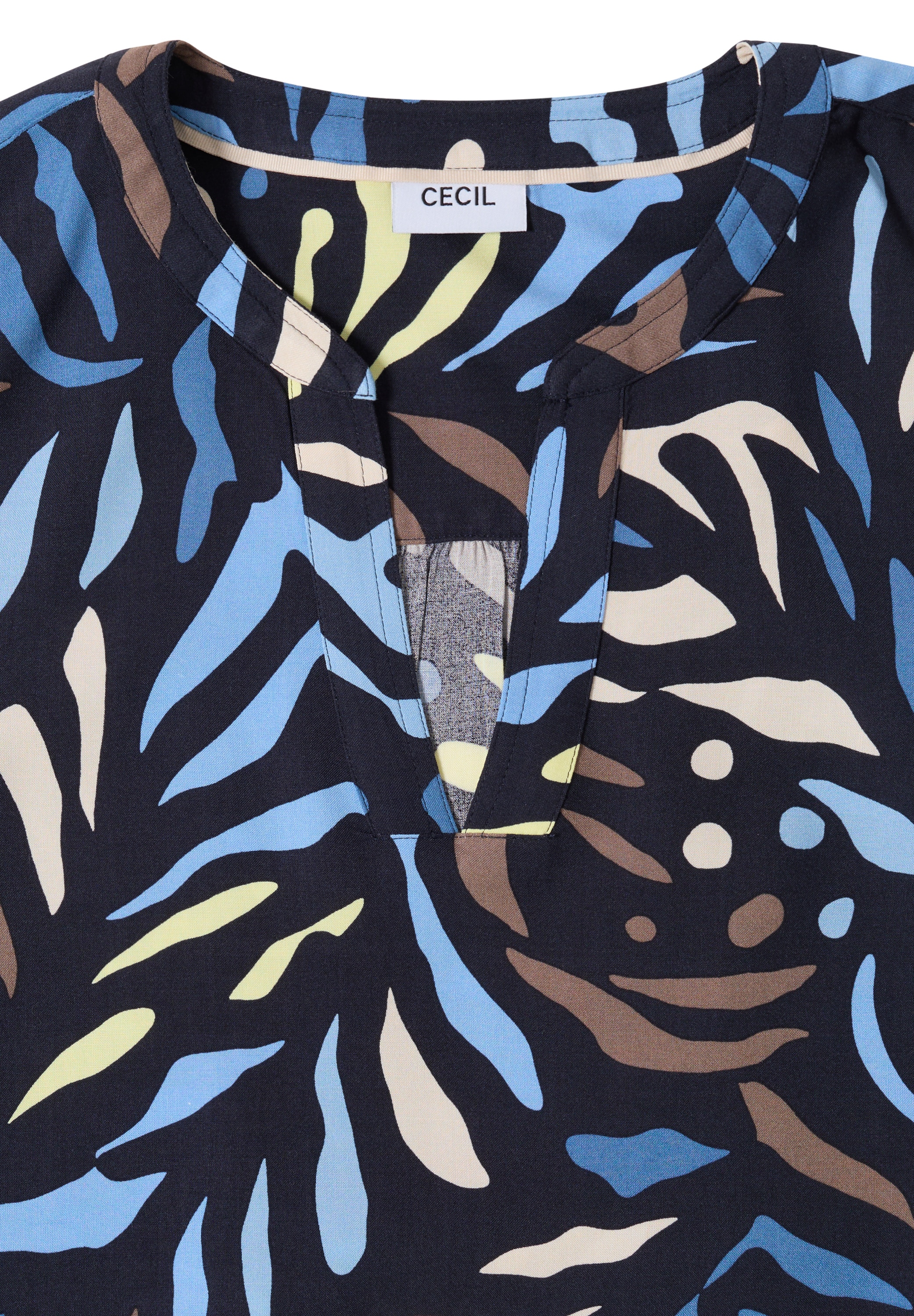 Cecil Langarmbluse aus softer Viskose