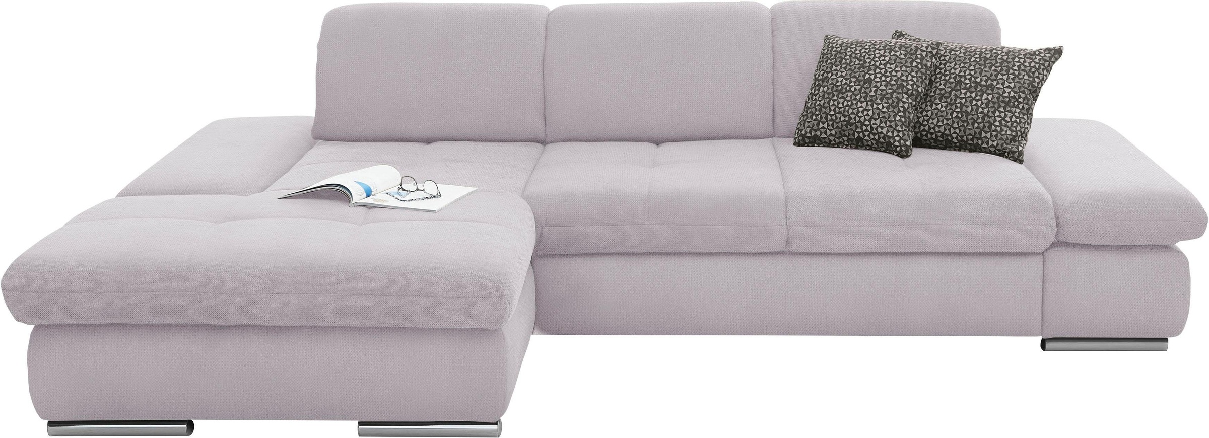 set one by Musterring Ecksofa "SO4100 V" mit verstellbaren Kopfteilen, wahl günstig online kaufen