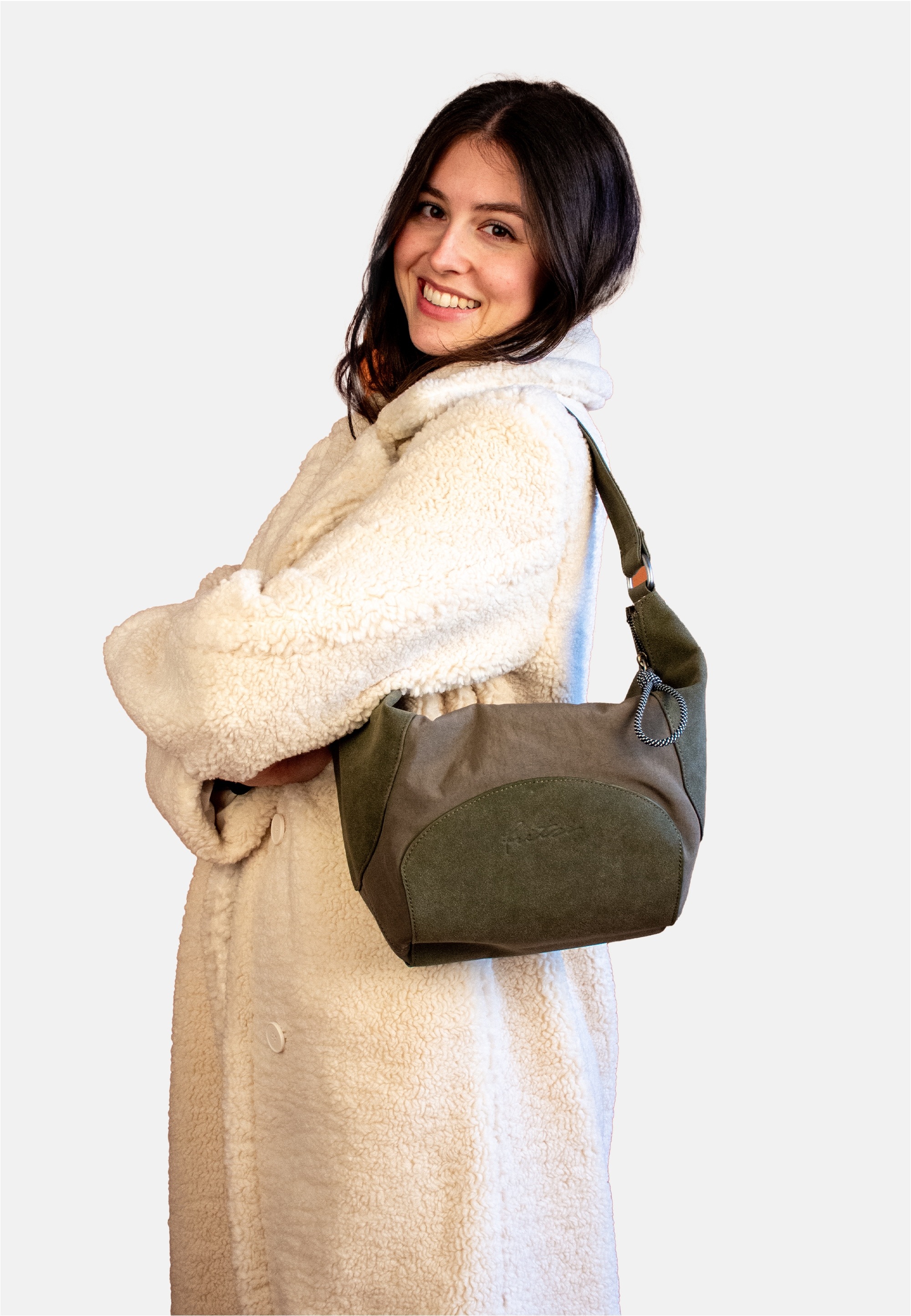 Fritzi aus Preußen Henkeltasche »Sky Mix Anthra Black«, mit tollem, weichem Handfeel
