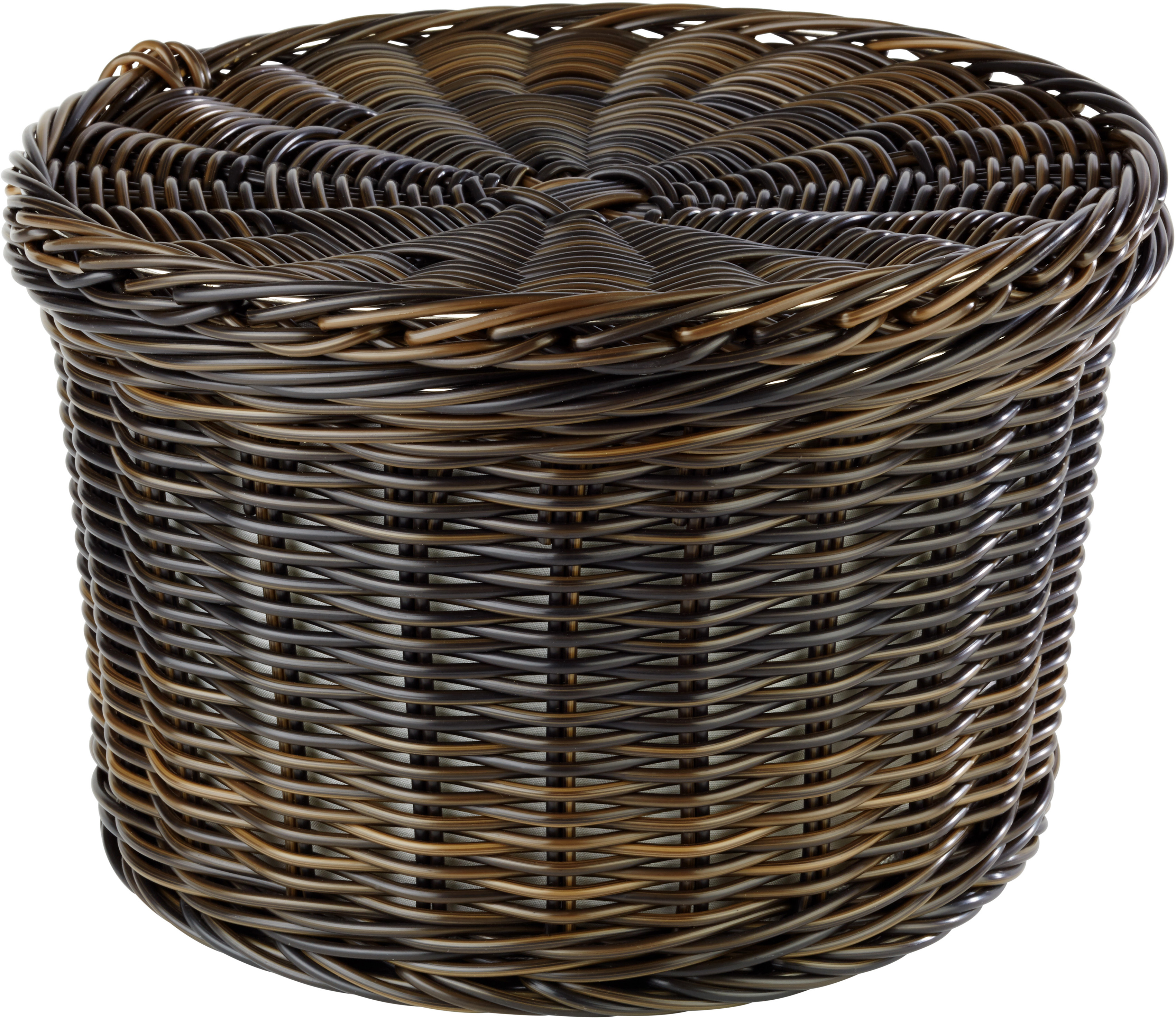 Eierkorb, (1 tlg.), für ca. 20 Eier, Ø 26 cm, inkl. Stoff-Futter