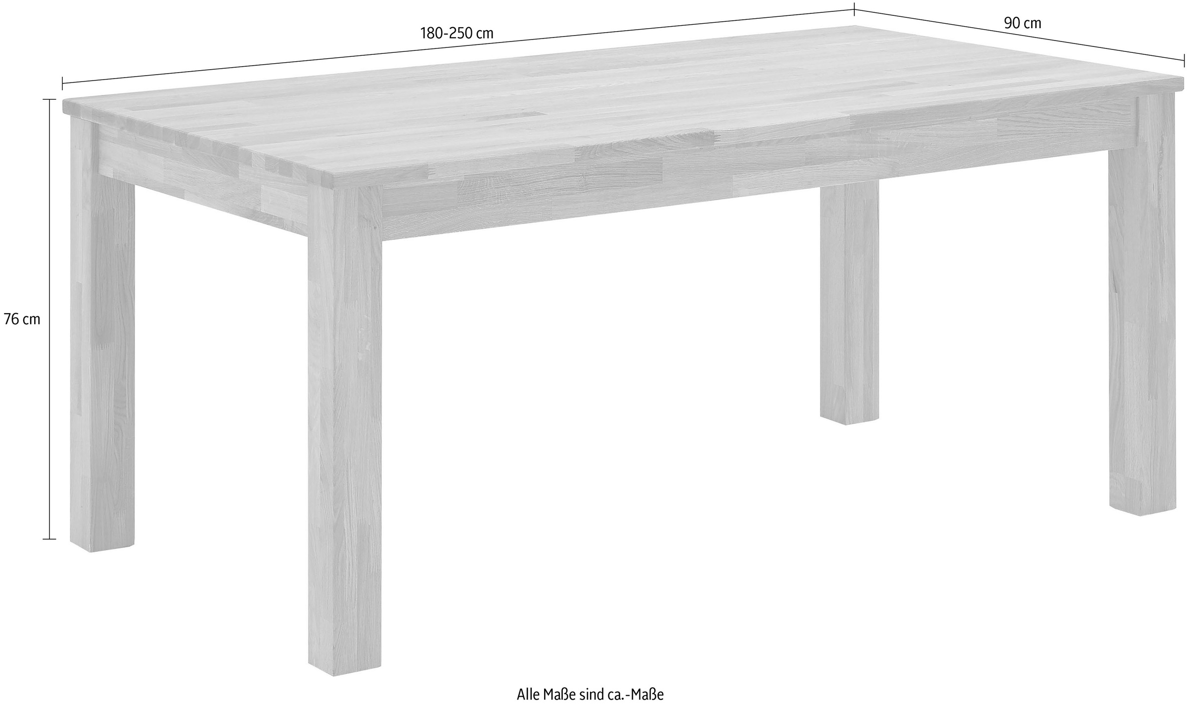 Niehoff Sitzmöbel Top Trends Dining Table Brown Oak 180x90x76cm 3
