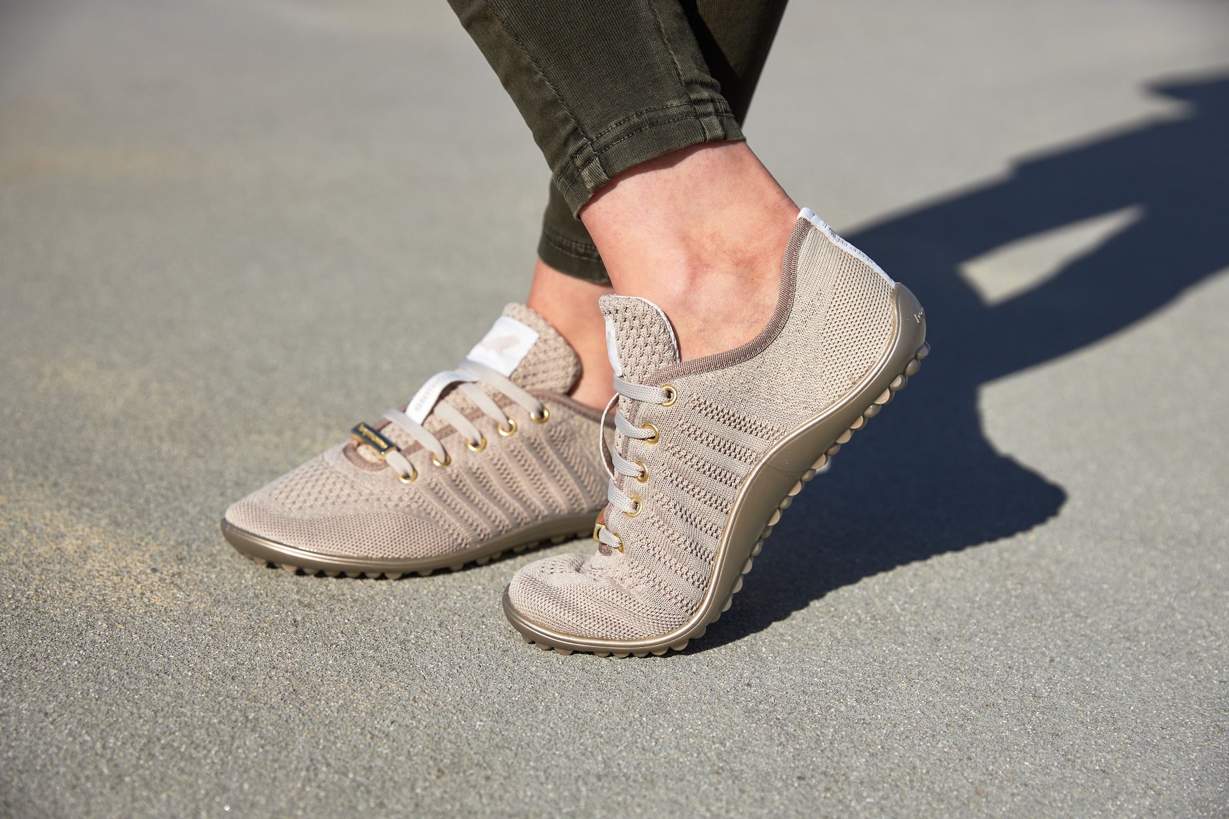 Leguano Barfußschuh »GO«, mit praktischer Schnürung, Freizeitschuh, Halbschuh, Schnürschuh