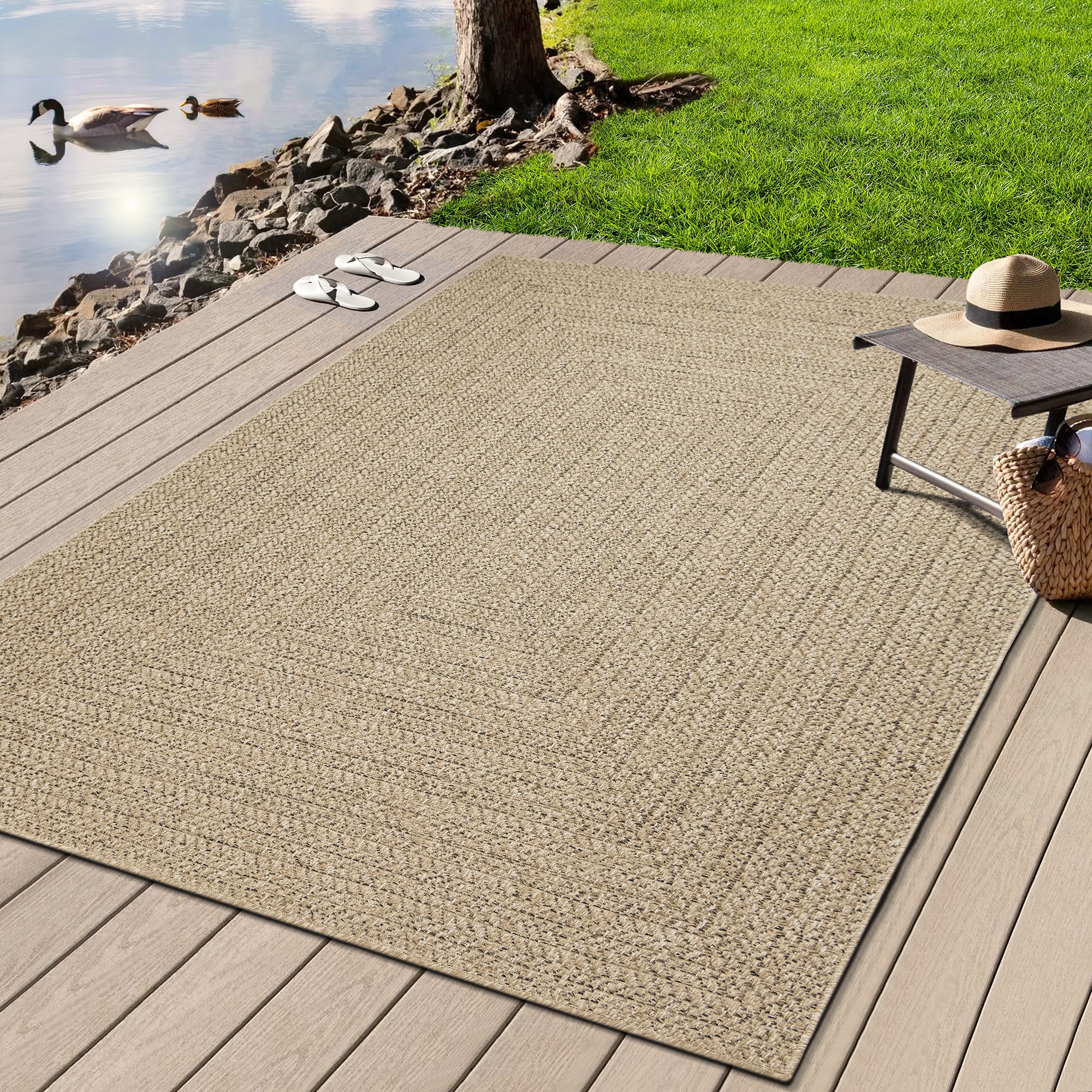 merinos Teppich "Kenzy 2" rechteckig 10 mm Höhe robuster In- und Outdoor Te günstig online kaufen