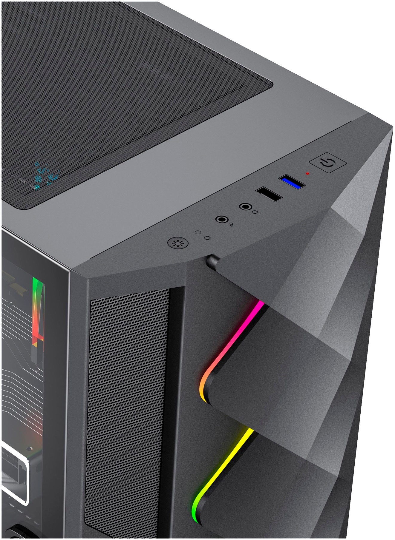 GAMEMAX Gaming-PC-Komplettsystem »MegaDeal Diamond BK 2831 AMD Ryzen 5 7500F 16GB DDR5 1TB SSD RTX 5060« 27 ″ AMD Ryzen 5 GeForce RTX™ 5060 16 GB RAM 1.000 GB SSD Windows 11, DDR5 RAM + MSI PRO MP272L LCD-Monitor, 68,6cm (27")