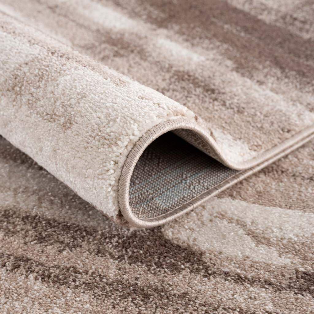 Carpet City Teppich »Moda«, rechteckig, 11 mm Höhe, Kurzflor, Streifen-Muster, Weicher Flor