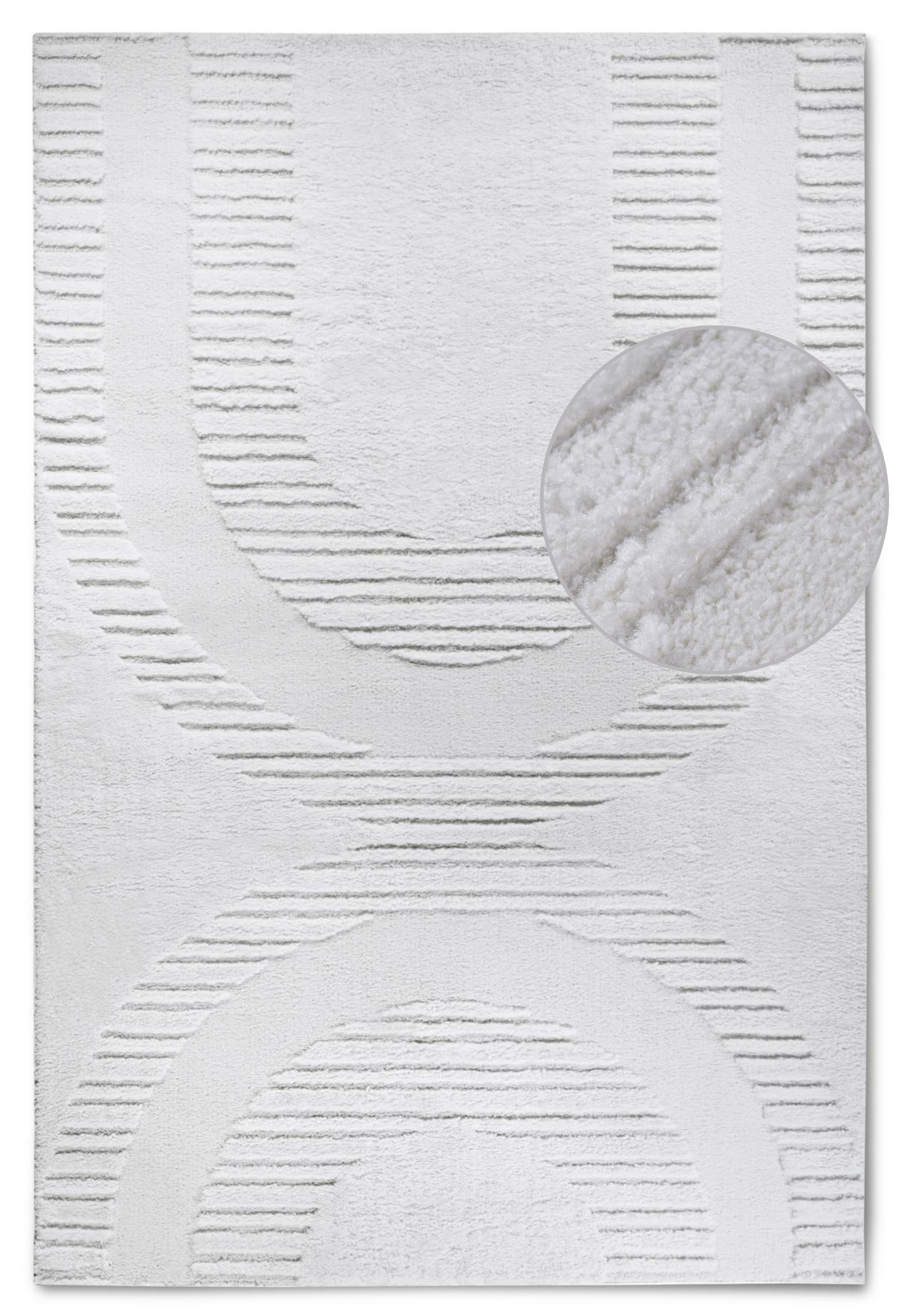 ELLE DECORATION Designteppich »Bartoux«, rechteckig, 18 mm Höhe, Hochflor, Shaggy, Läufer, weich, Langflor, modern, Hoch Tief Effekt